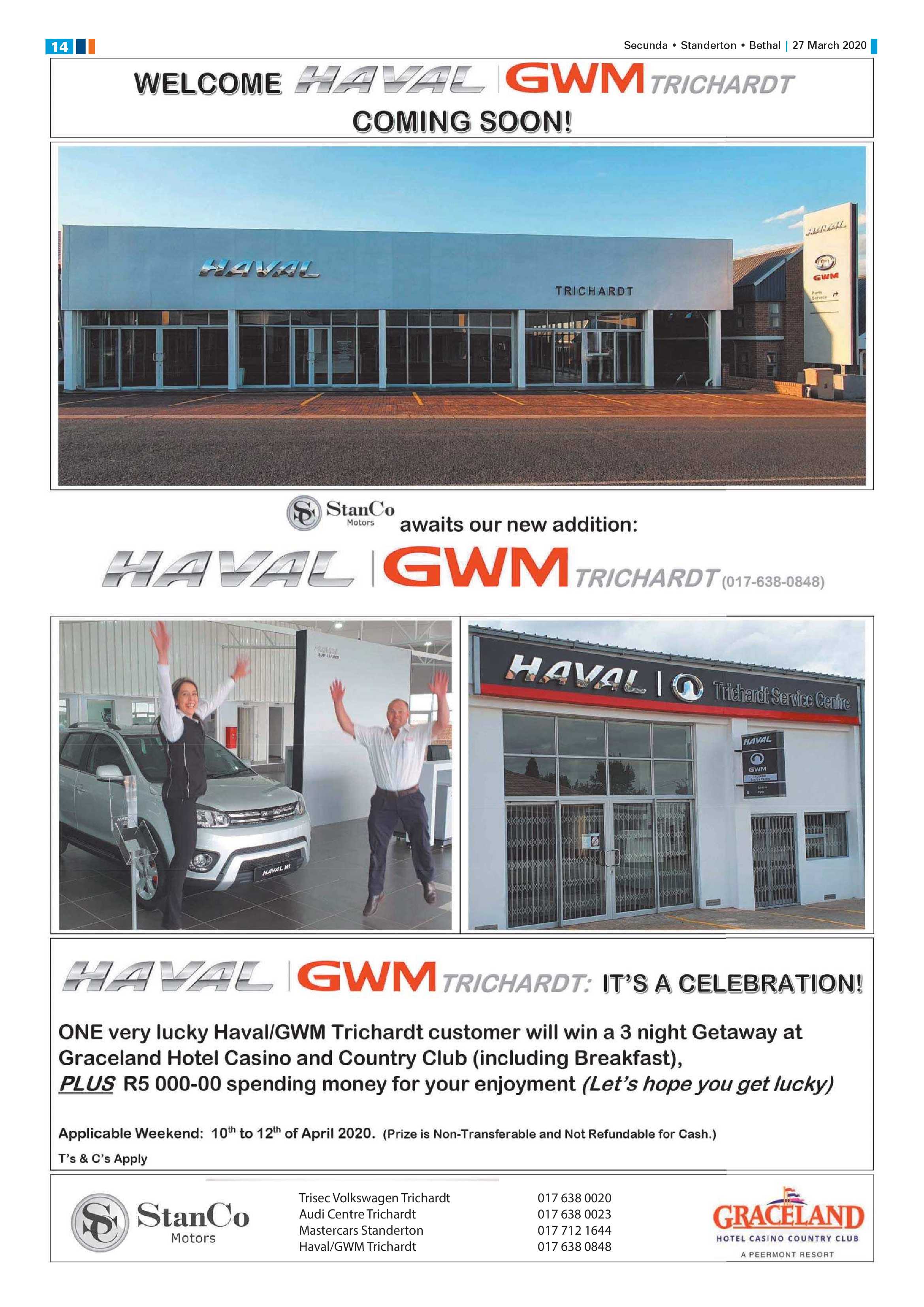 Standerton Advertiser 27 March 2020 page 14