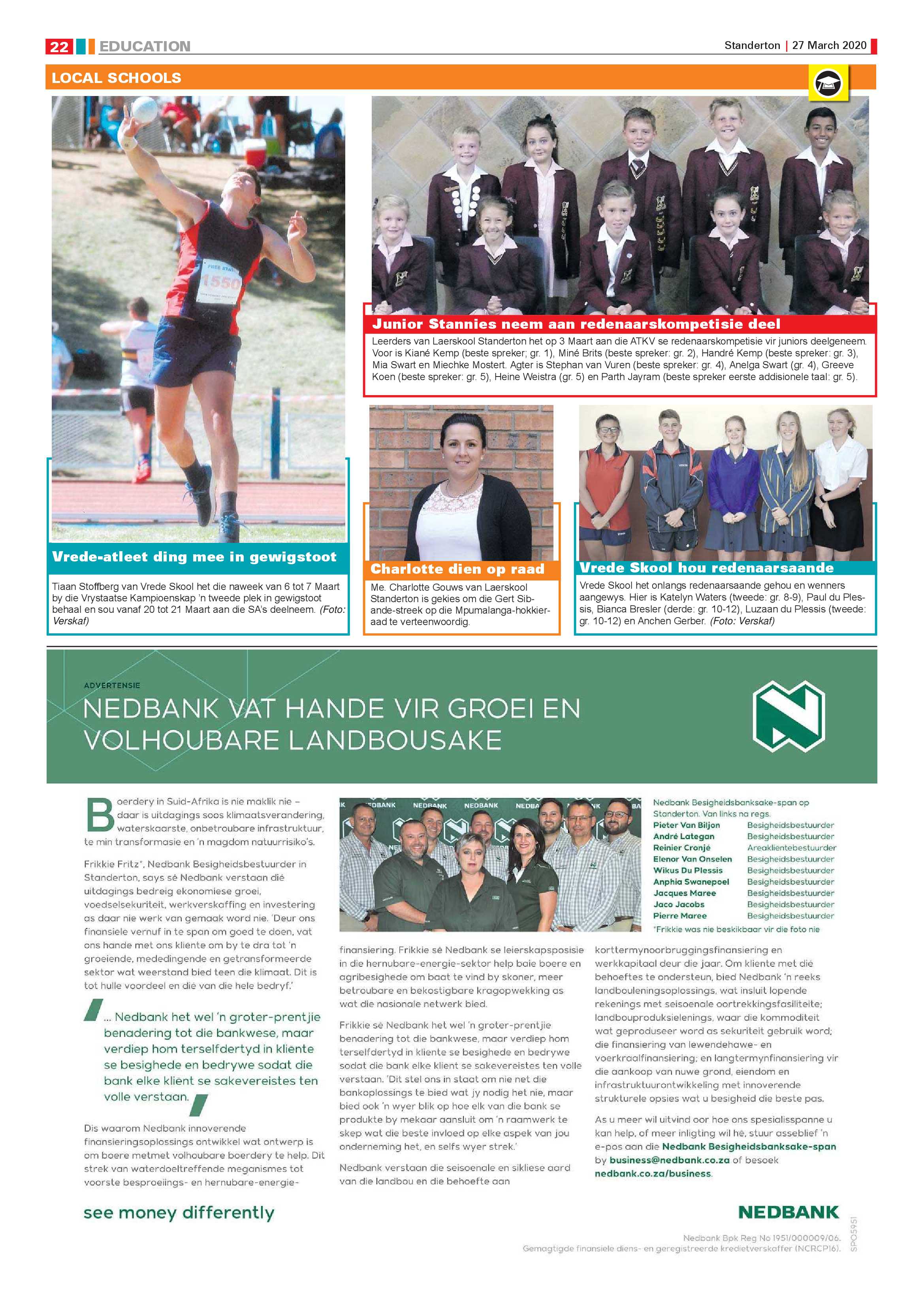 Standerton Advertiser 27 March 2020 page 22