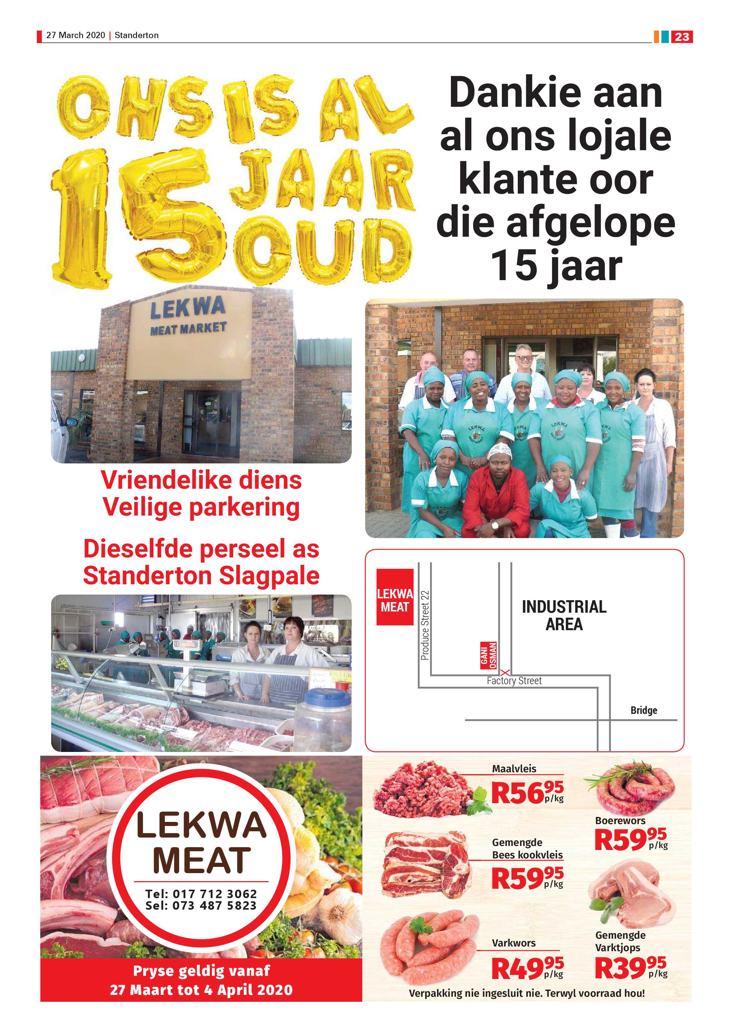 Standerton Advertiser 27 March 2020 page 23