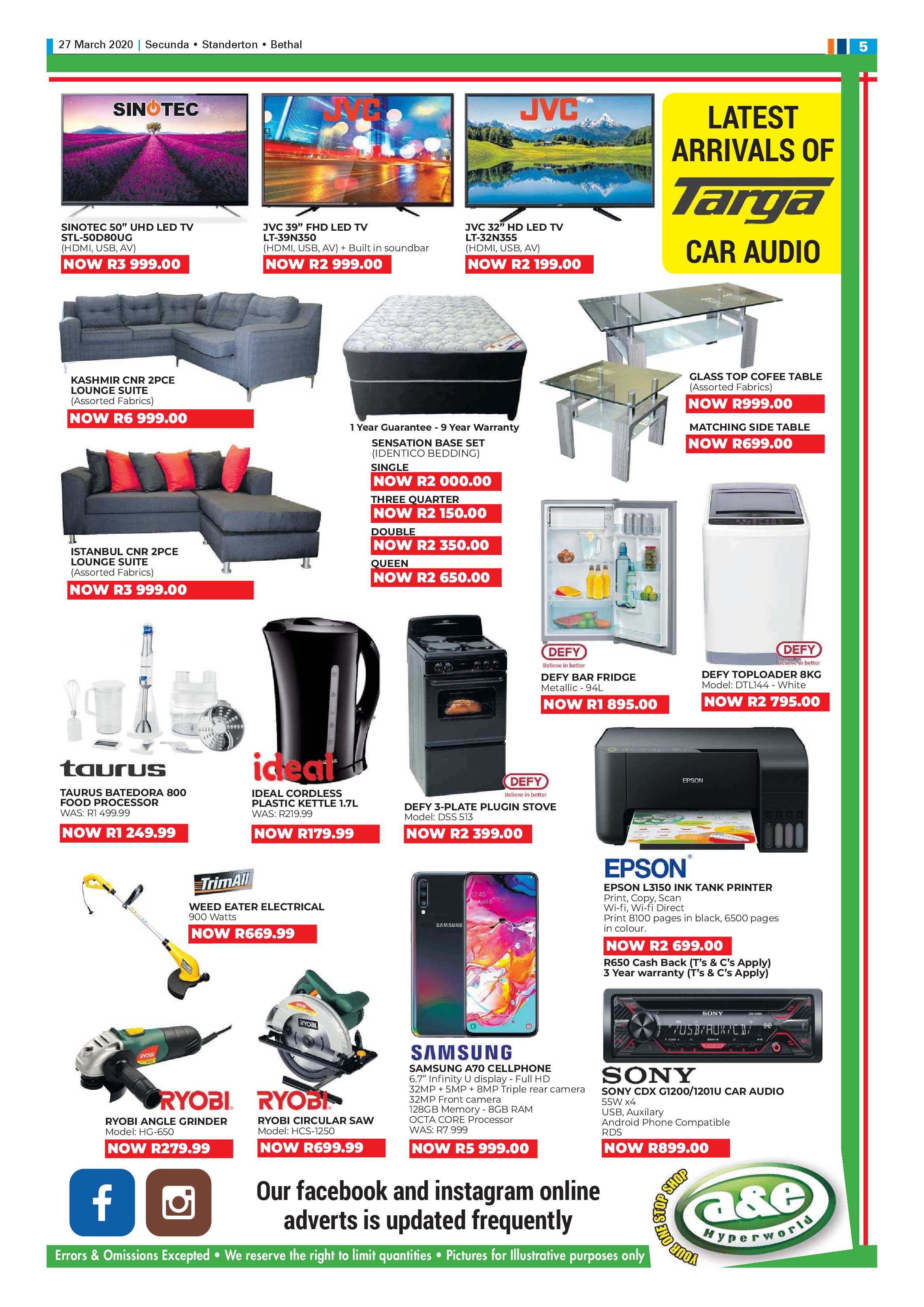 Standerton Advertiser 27 March 2020 page 5