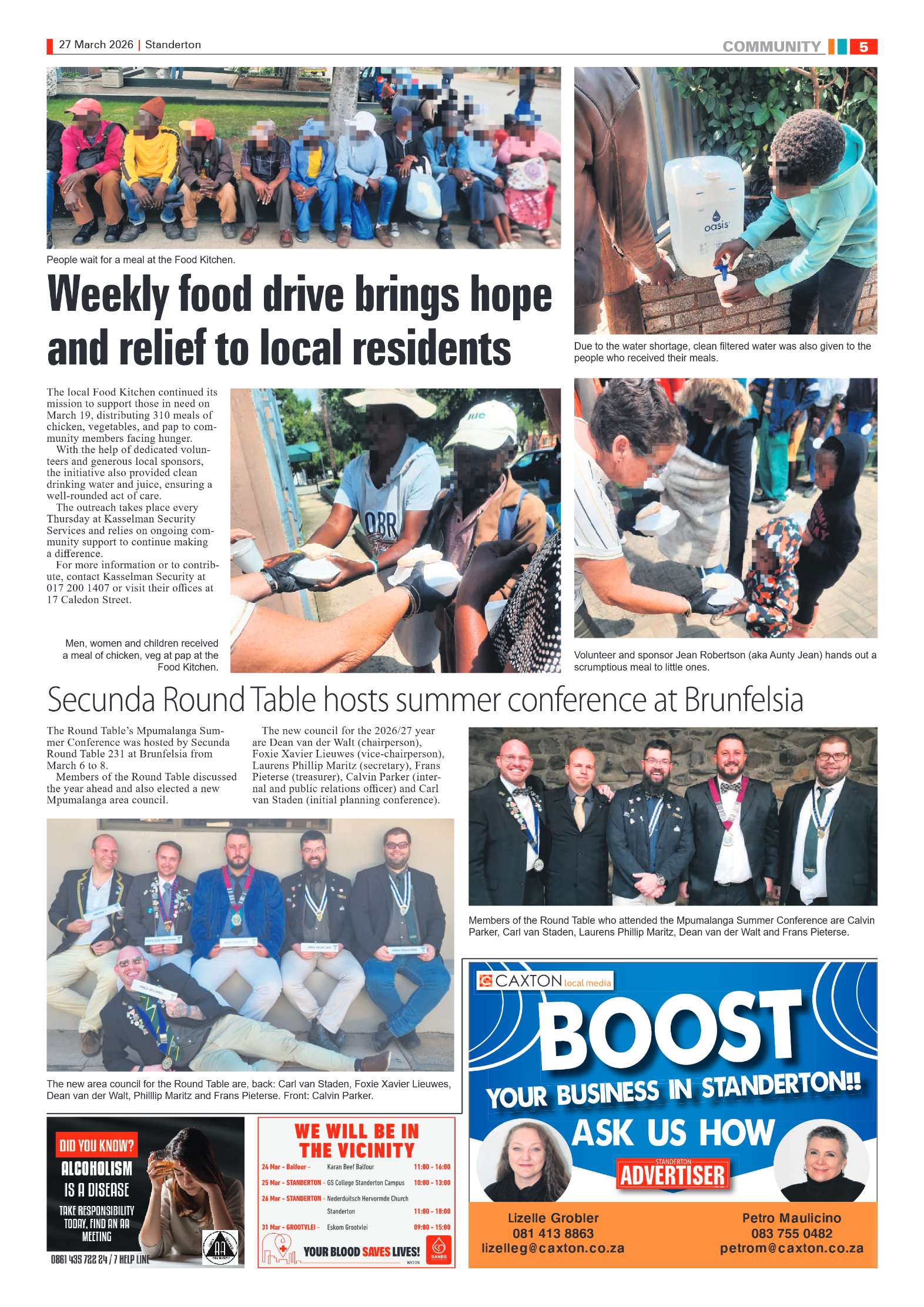 Standerton Advertiser 27 March 2026 page 5