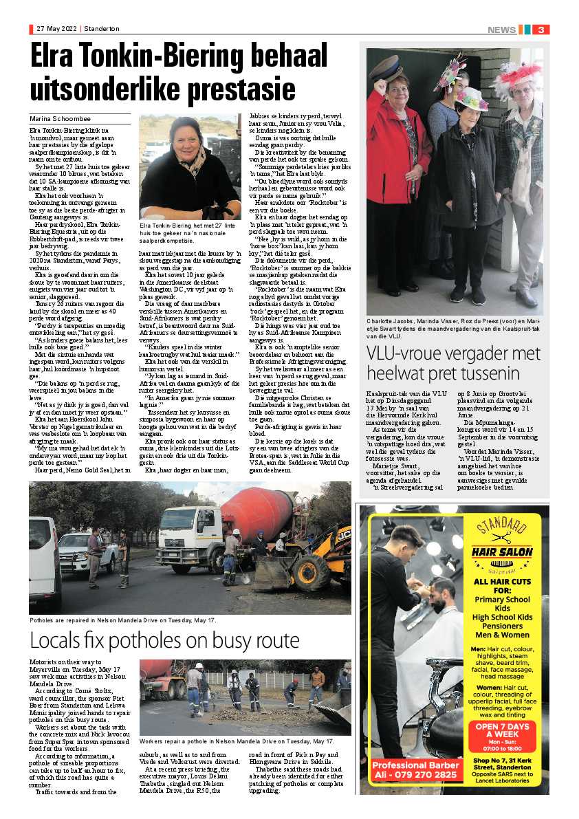 Standerton Advertiser 27 May 2022 page 3