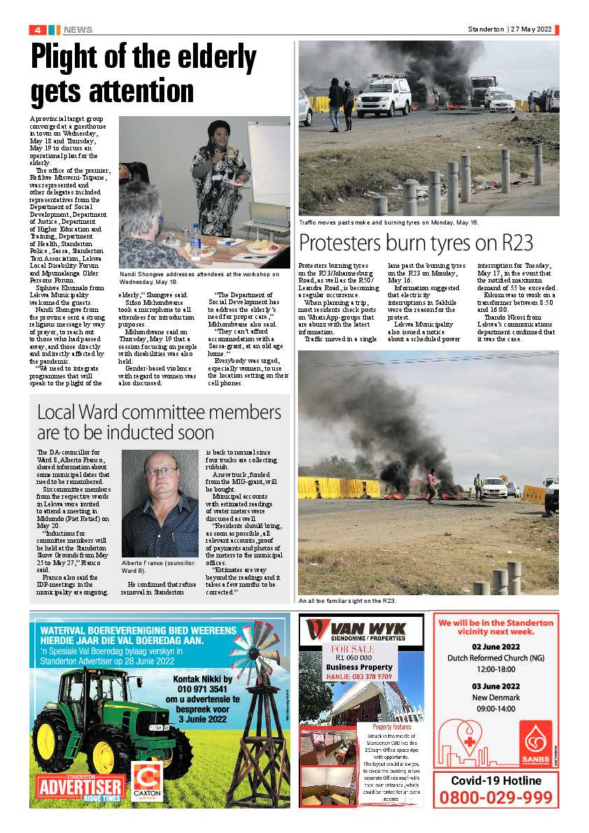 Standerton Advertiser 27 May 2022 page 4