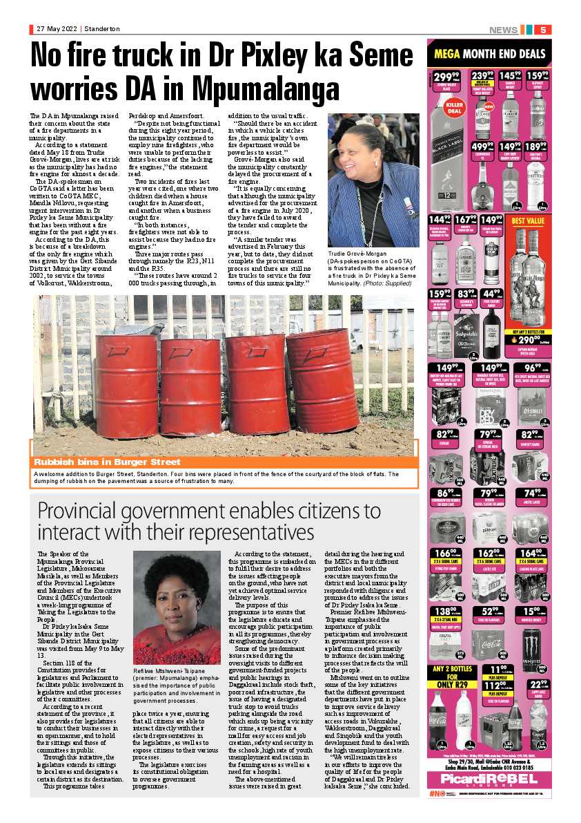 Standerton Advertiser 27 May 2022 page 5