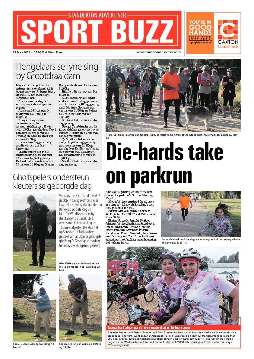 Standerton Advertiser 27 May 2022 page 8