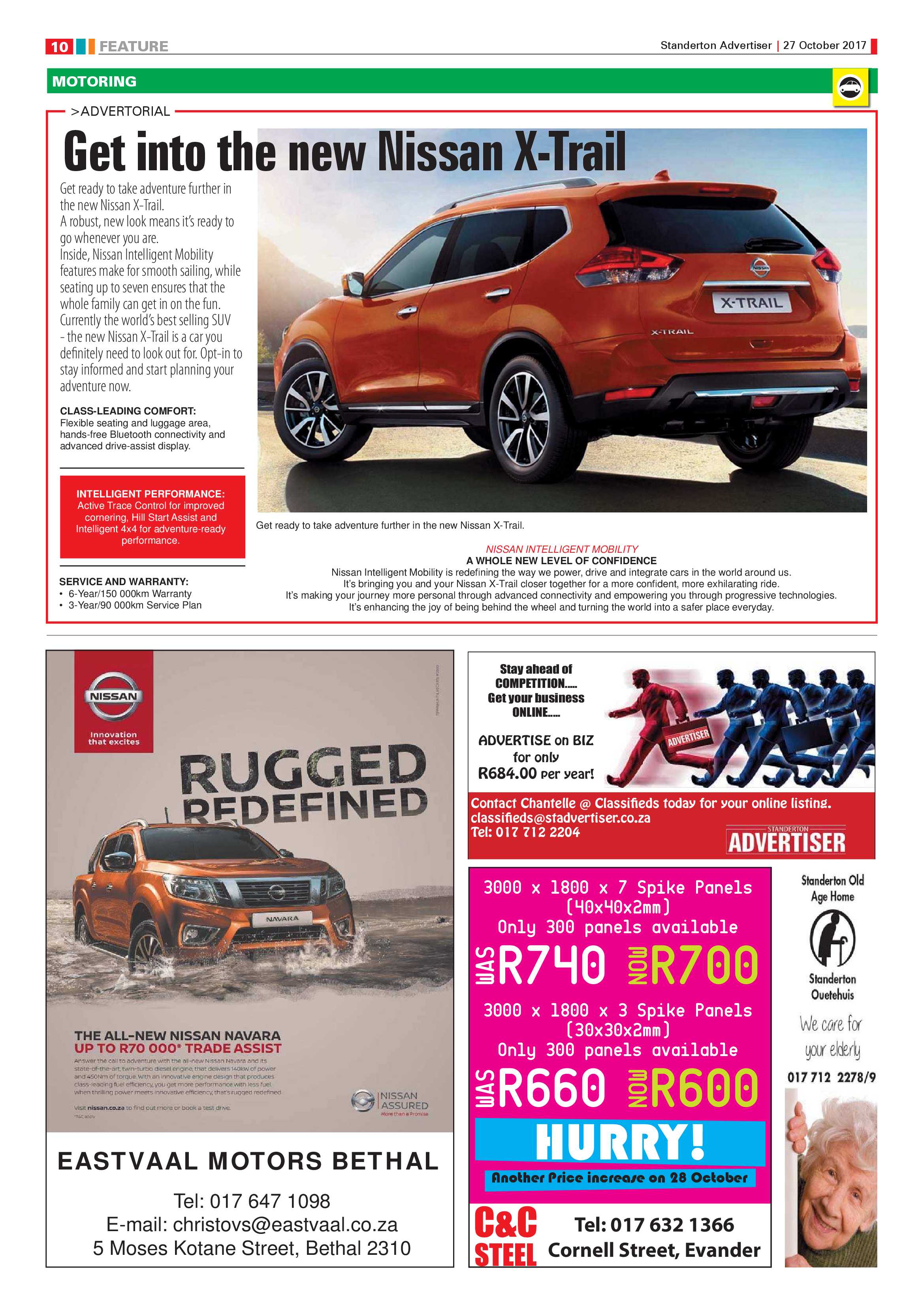 Standerton Advertiser 27 October 2017 page 10
