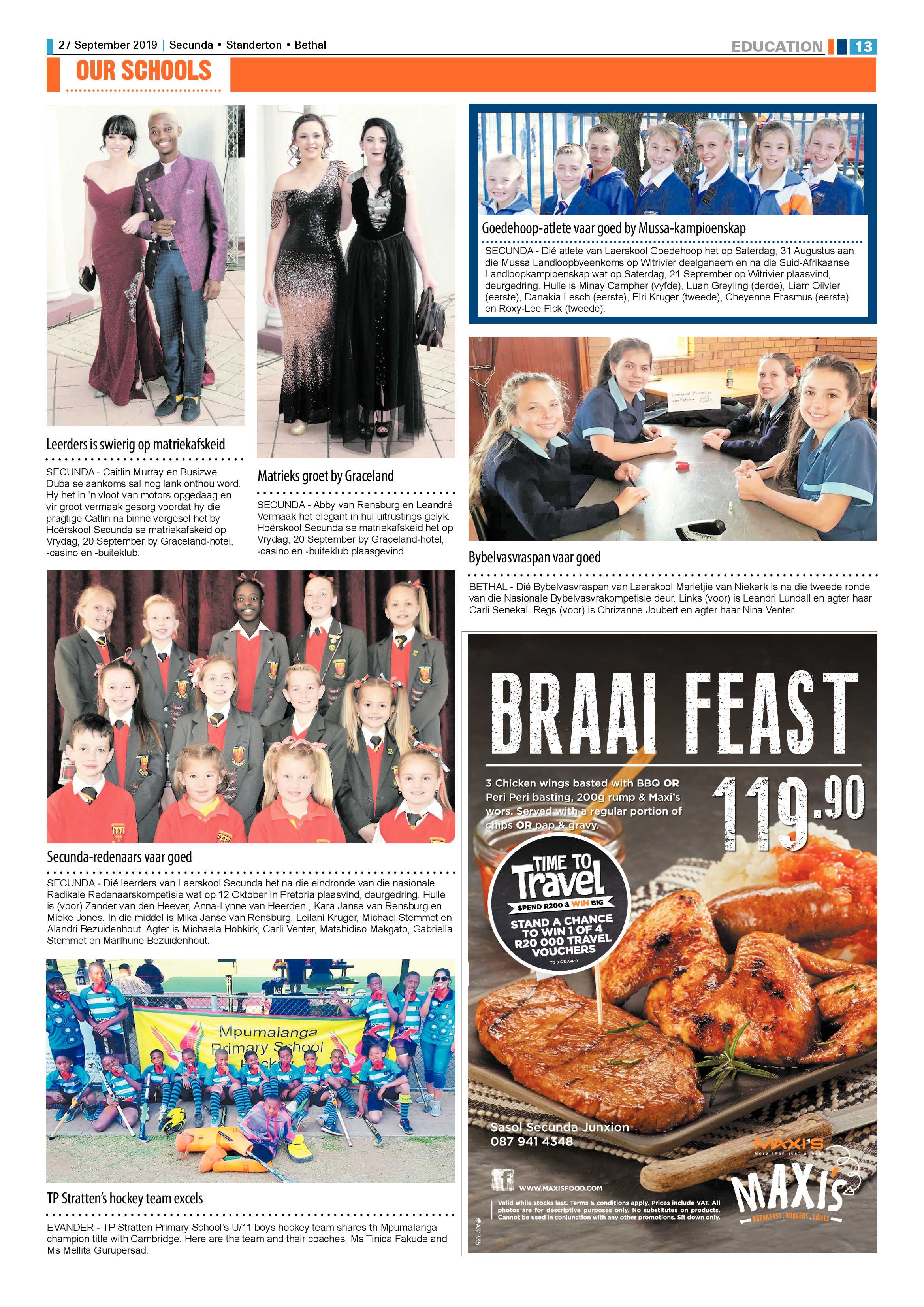 Standerton Advertiser 27 September 2019 page 13