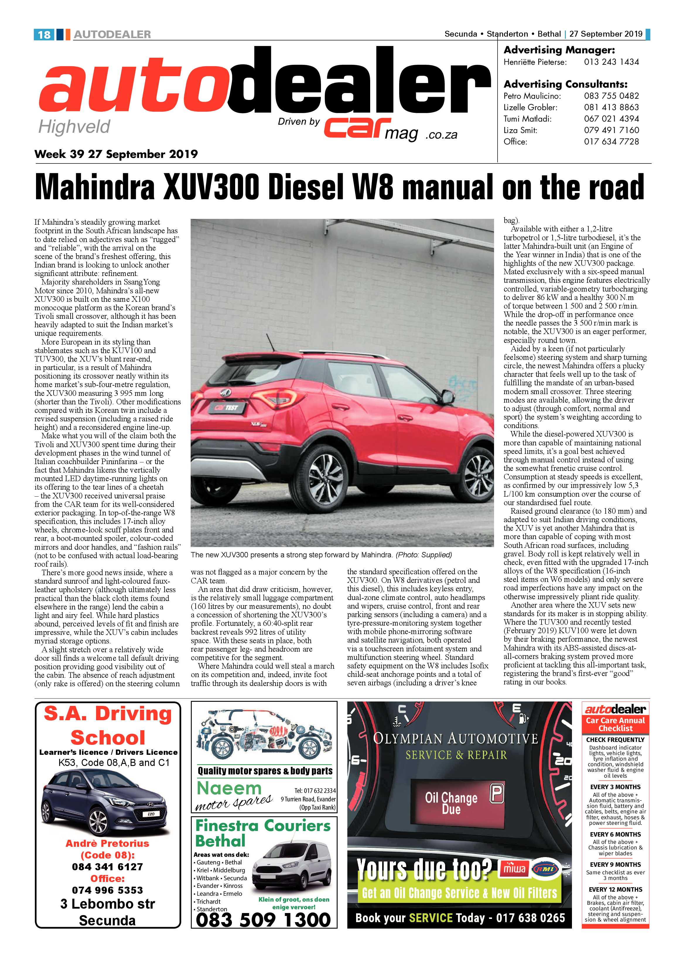 Standerton Advertiser 27 September 2019 page 17