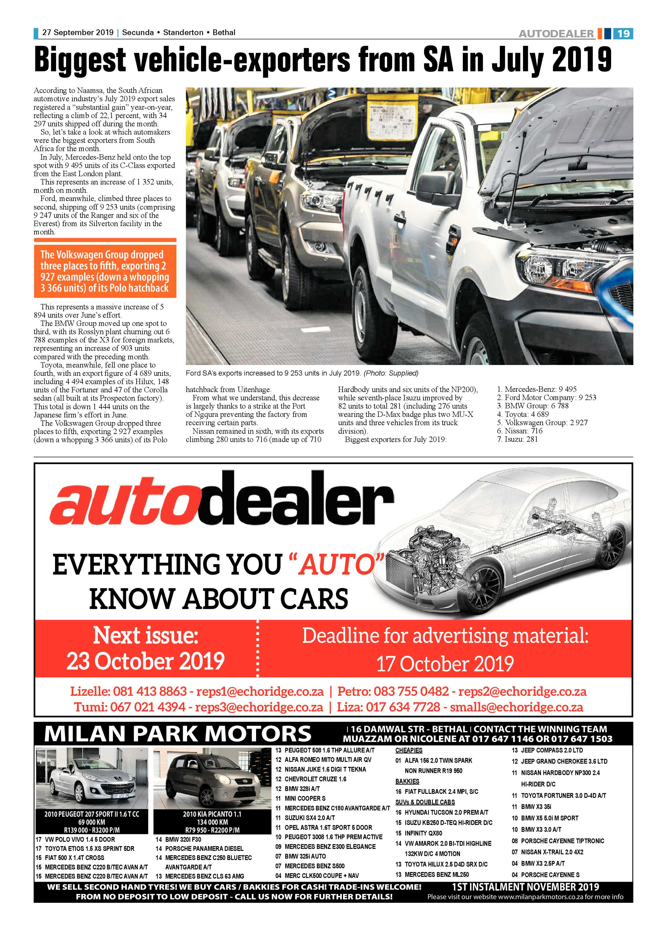 Standerton Advertiser 27 September 2019 page 18