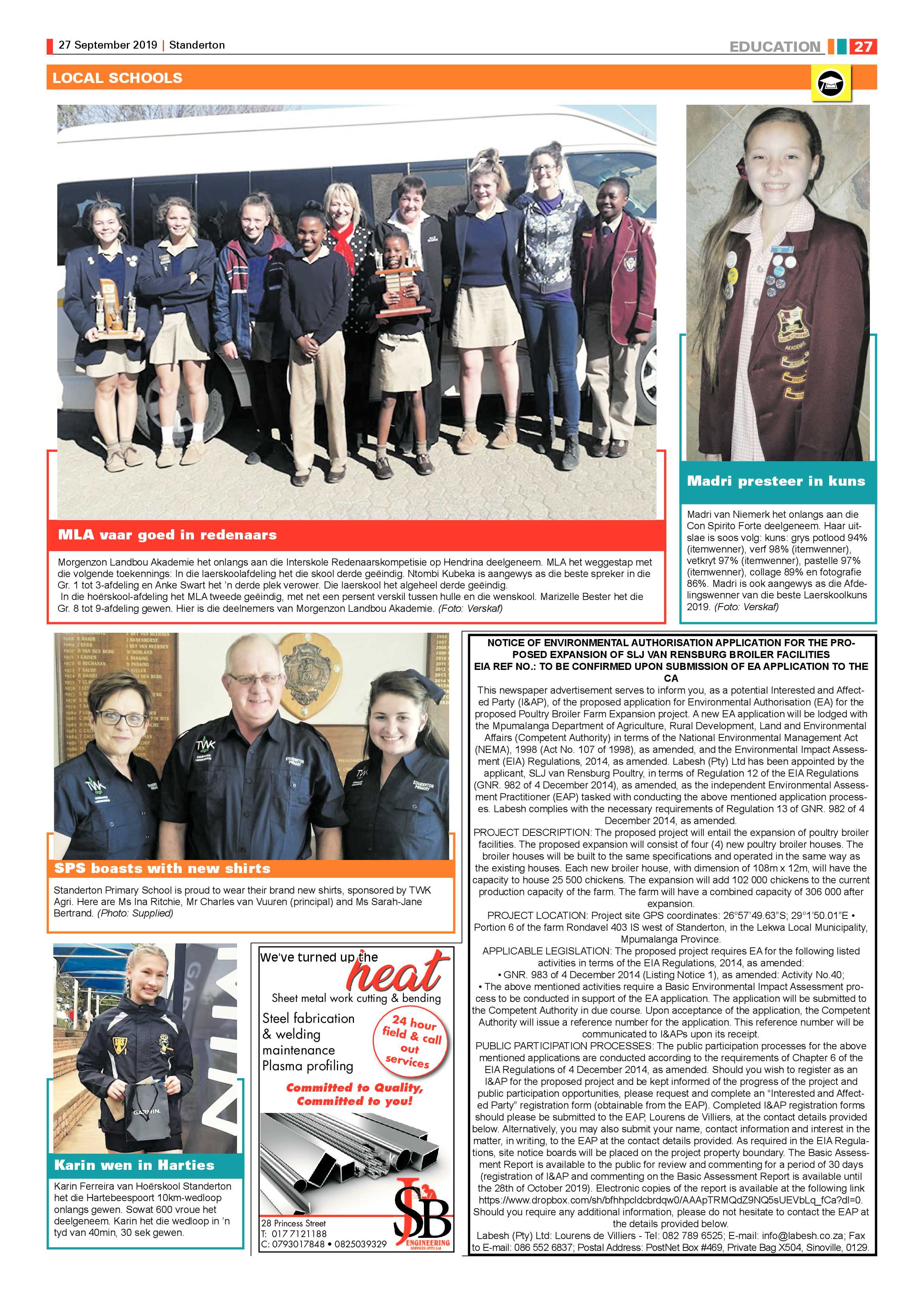 Standerton Advertiser 27 September 2019 page 26