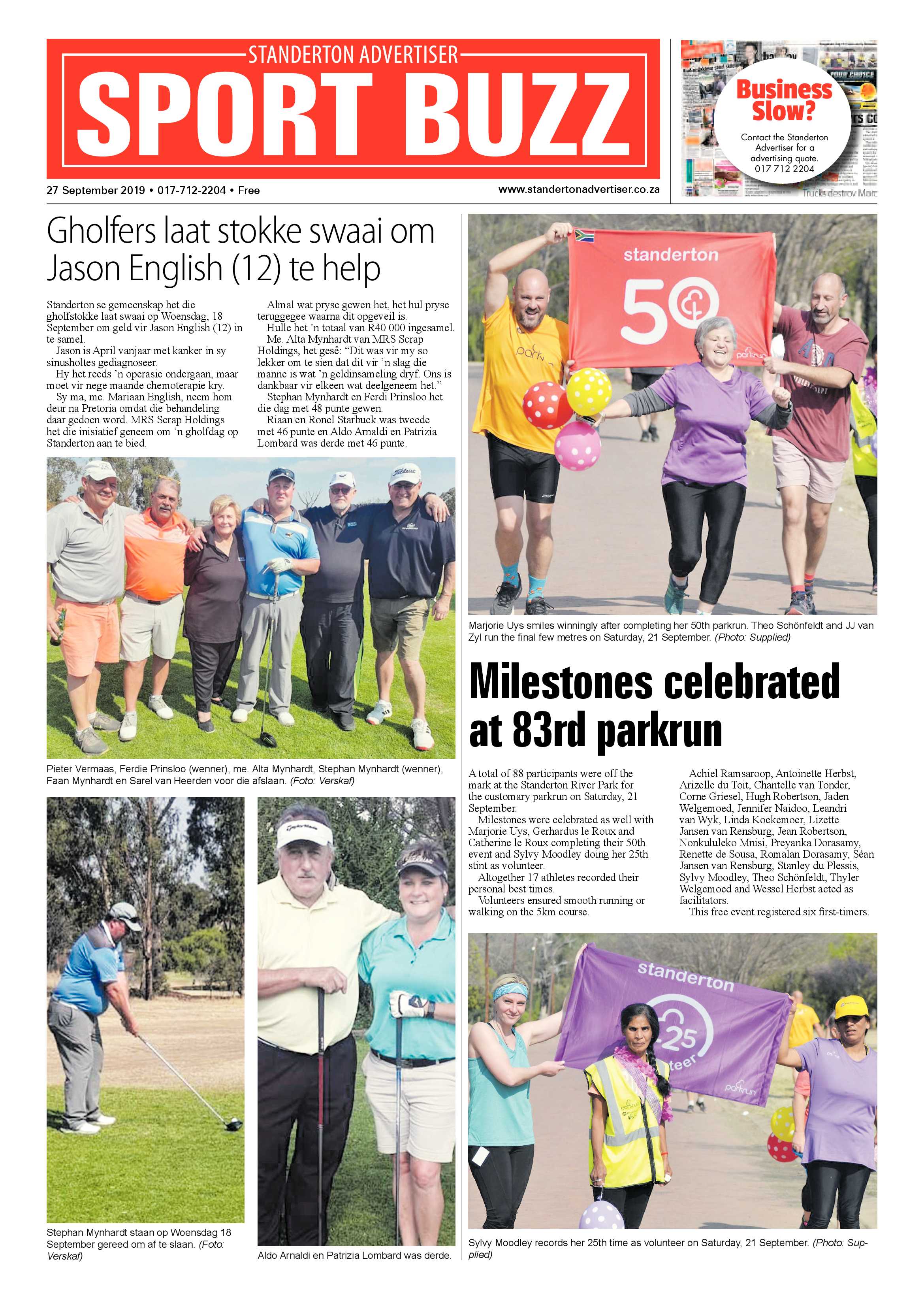 Standerton Advertiser 27 September 2019 page 27