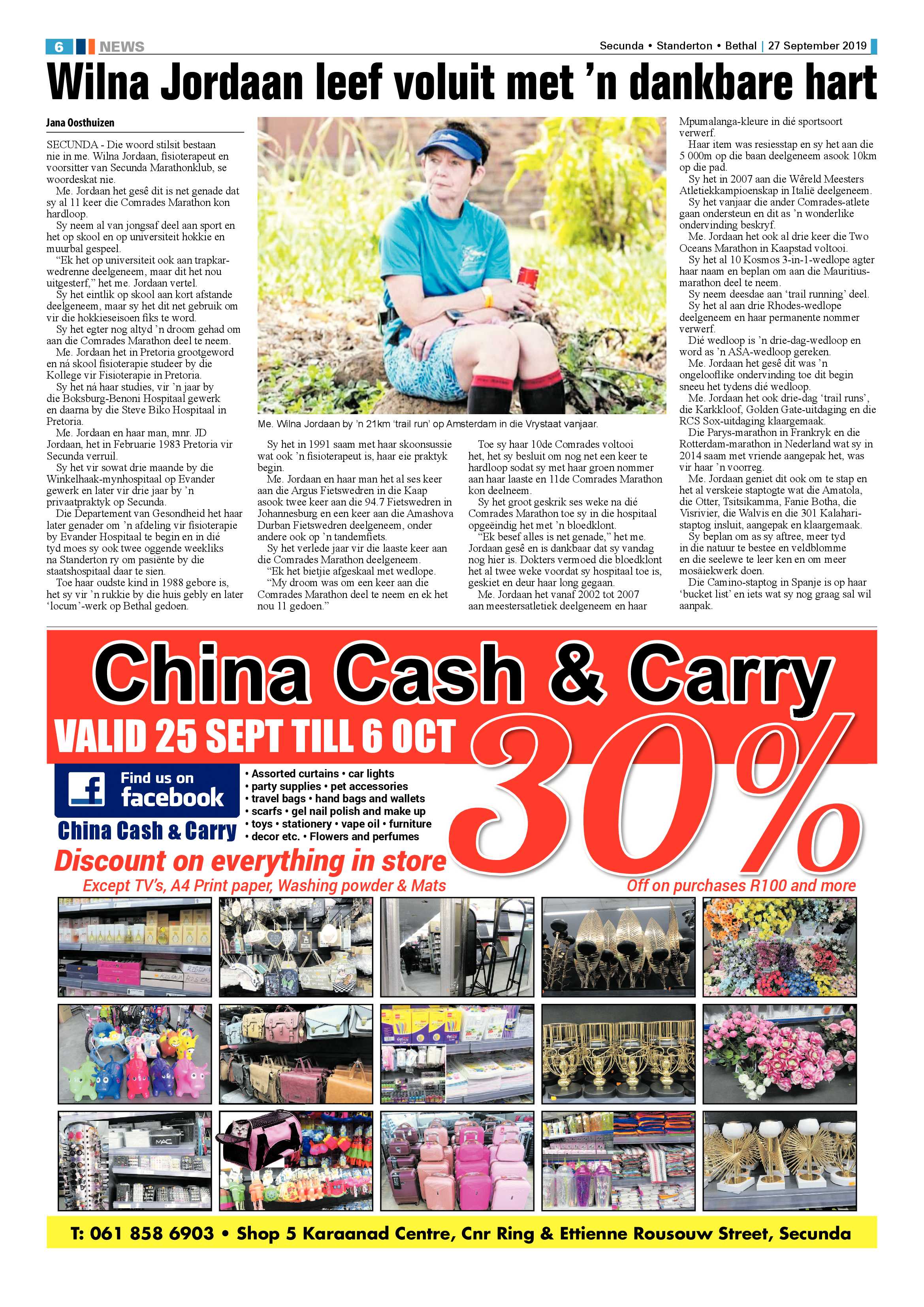 Standerton Advertiser 27 September 2019 page 6