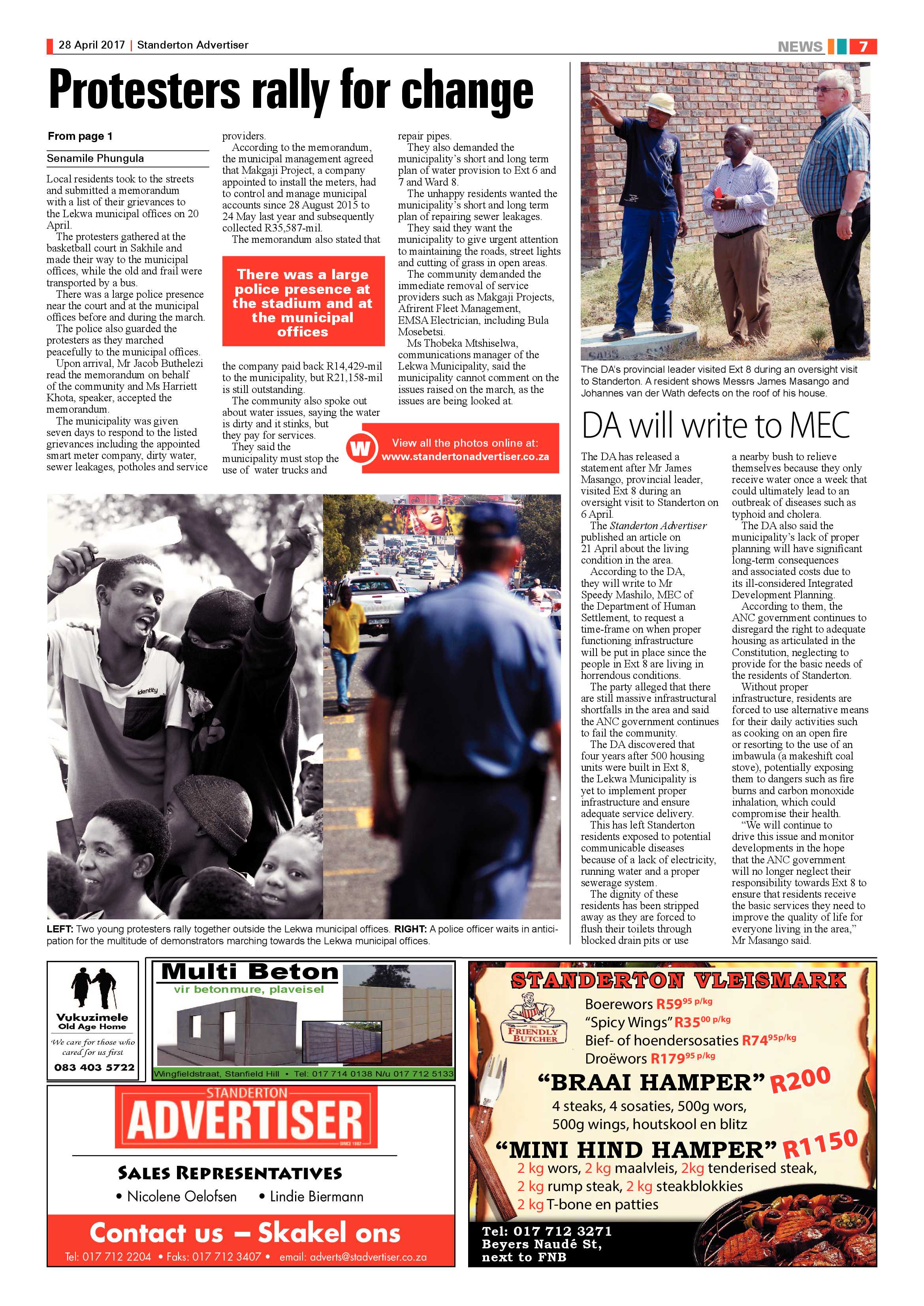 Standerton Advertiser 28 April 2017 page 7