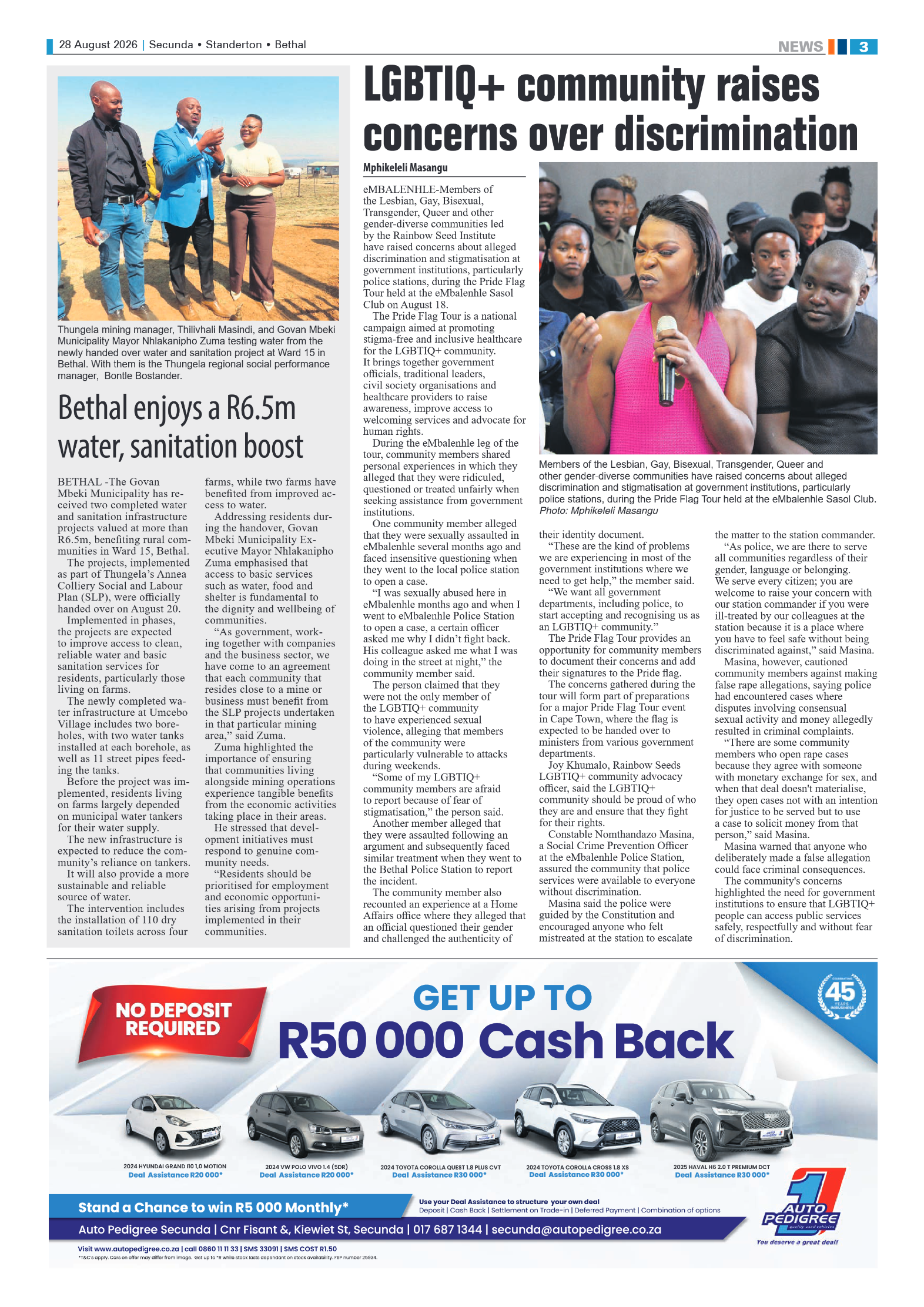 Standerton Advertiser 28 August 2026 page 3