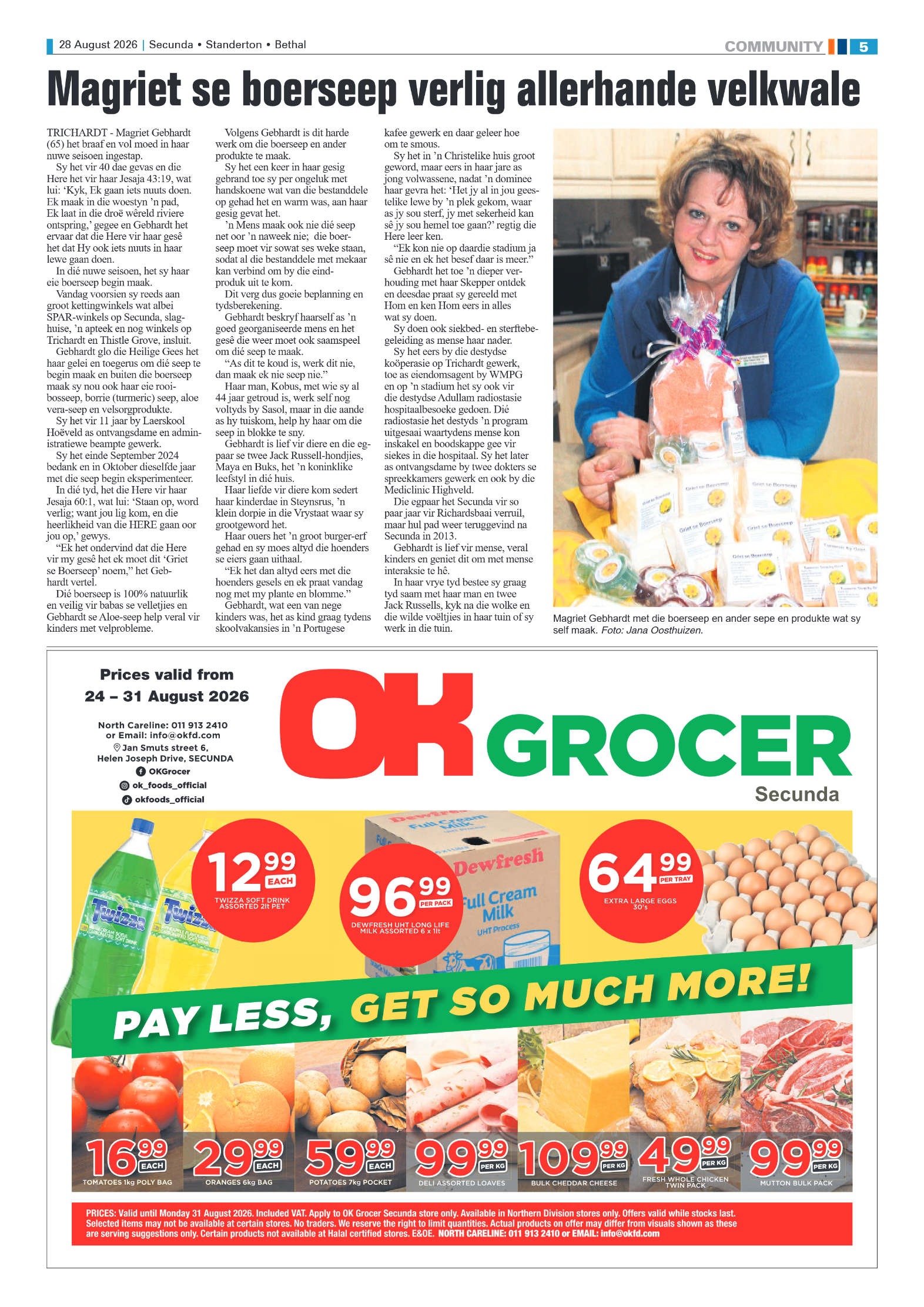 Standerton Advertiser 28 August 2026 page 5