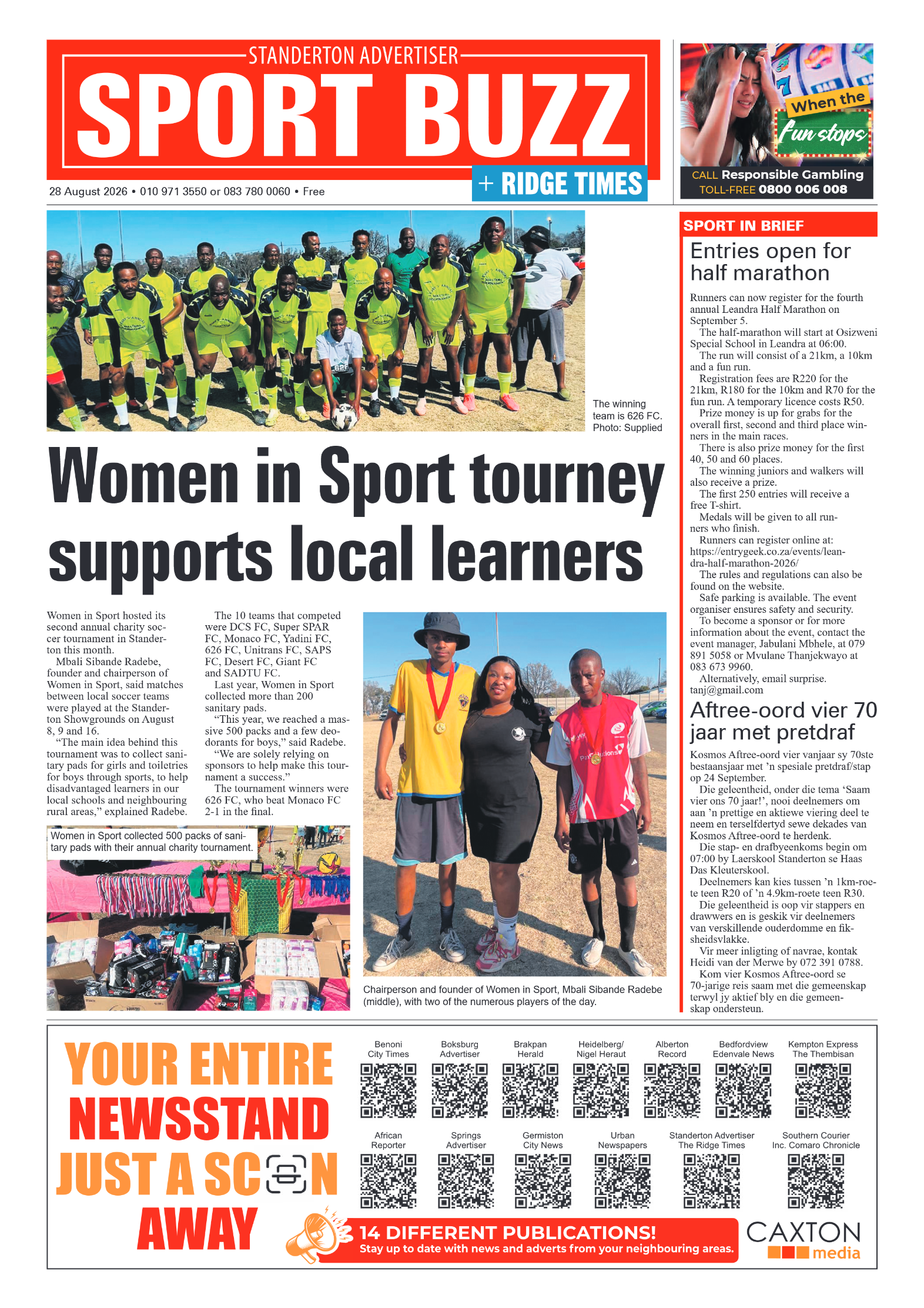 Standerton Advertiser 28 August 2026 page 8