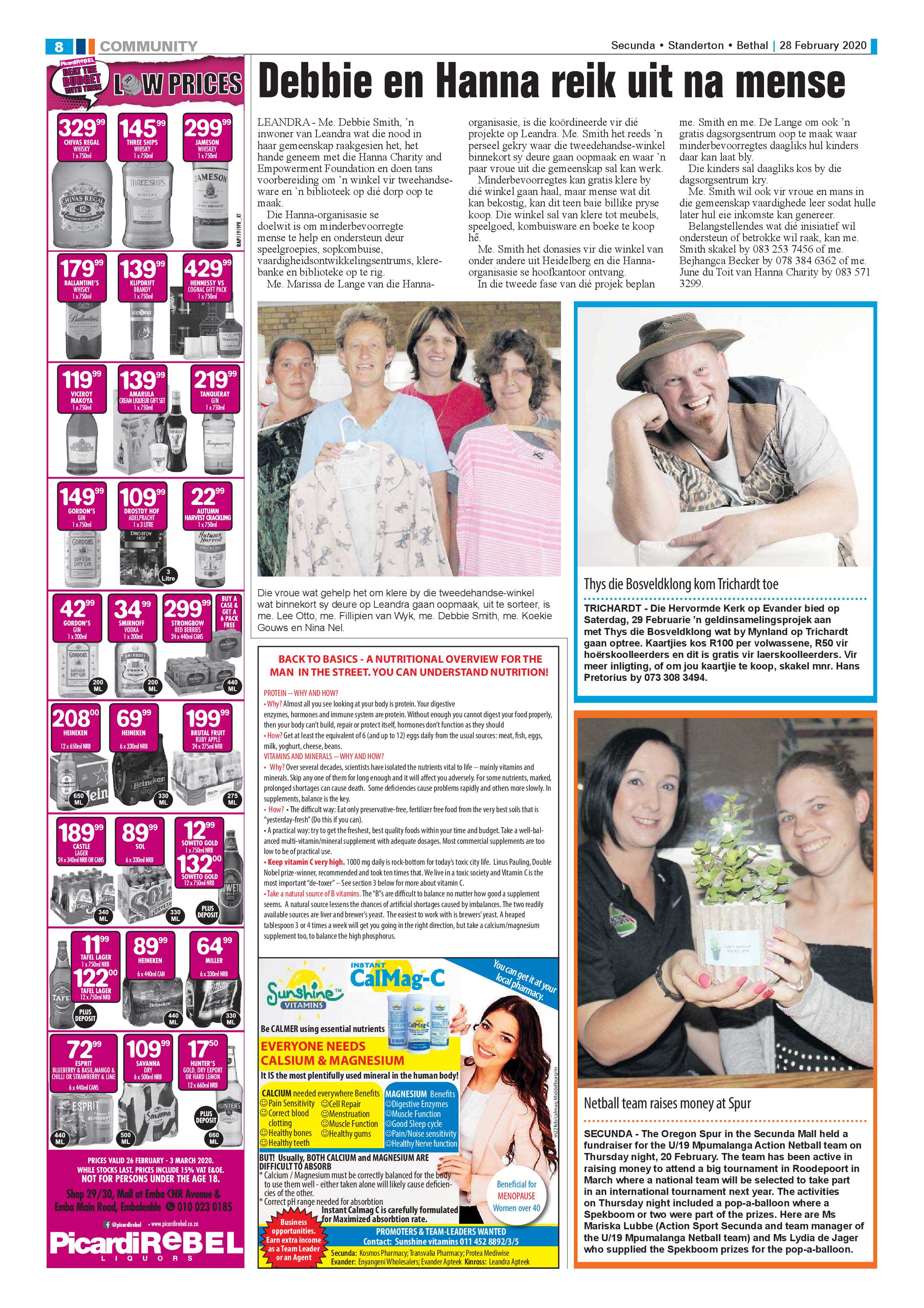 Standerton Advertiser 28 February 2020 page 8