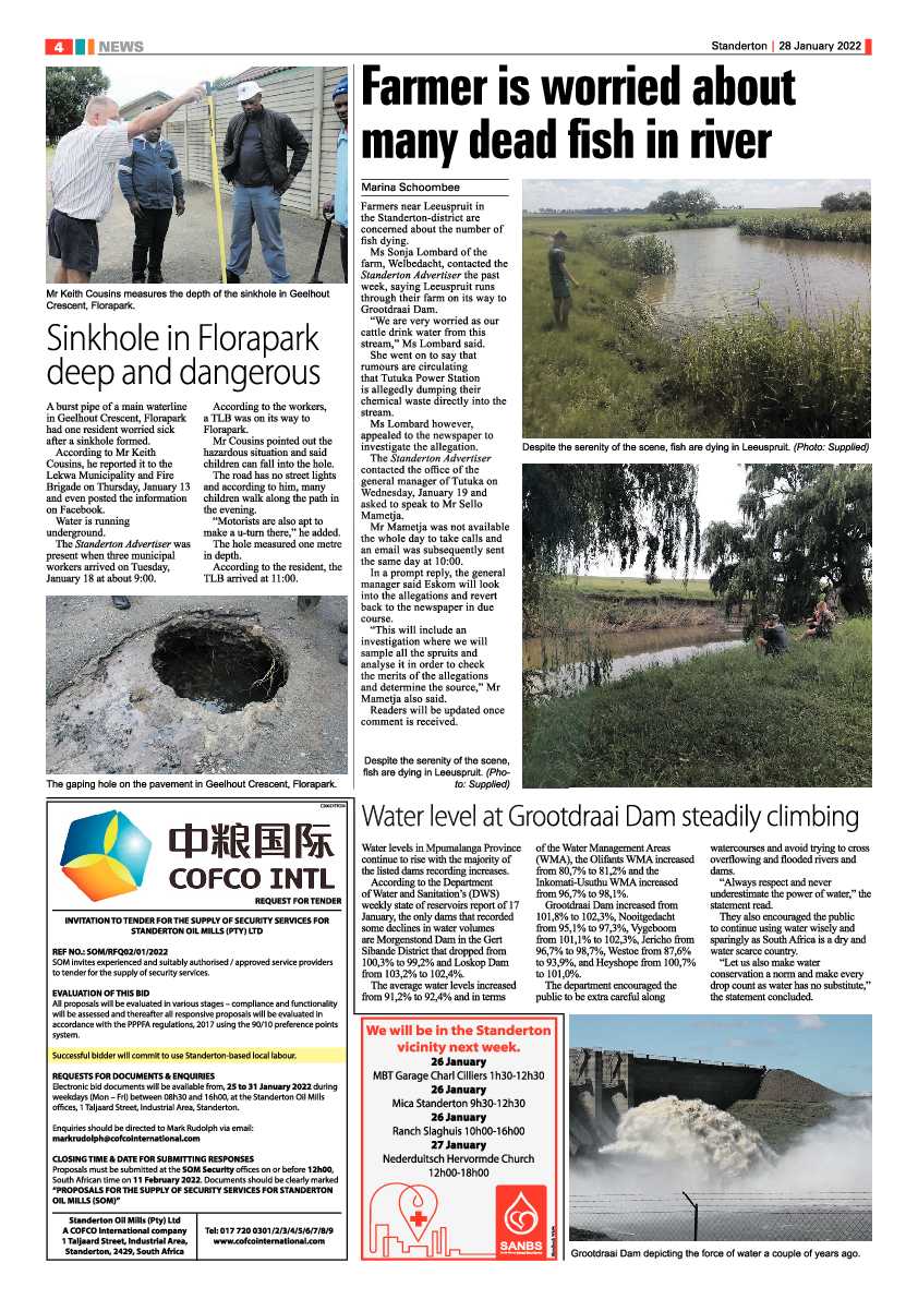 Standerton Advertiser 28 January 2022 page 4