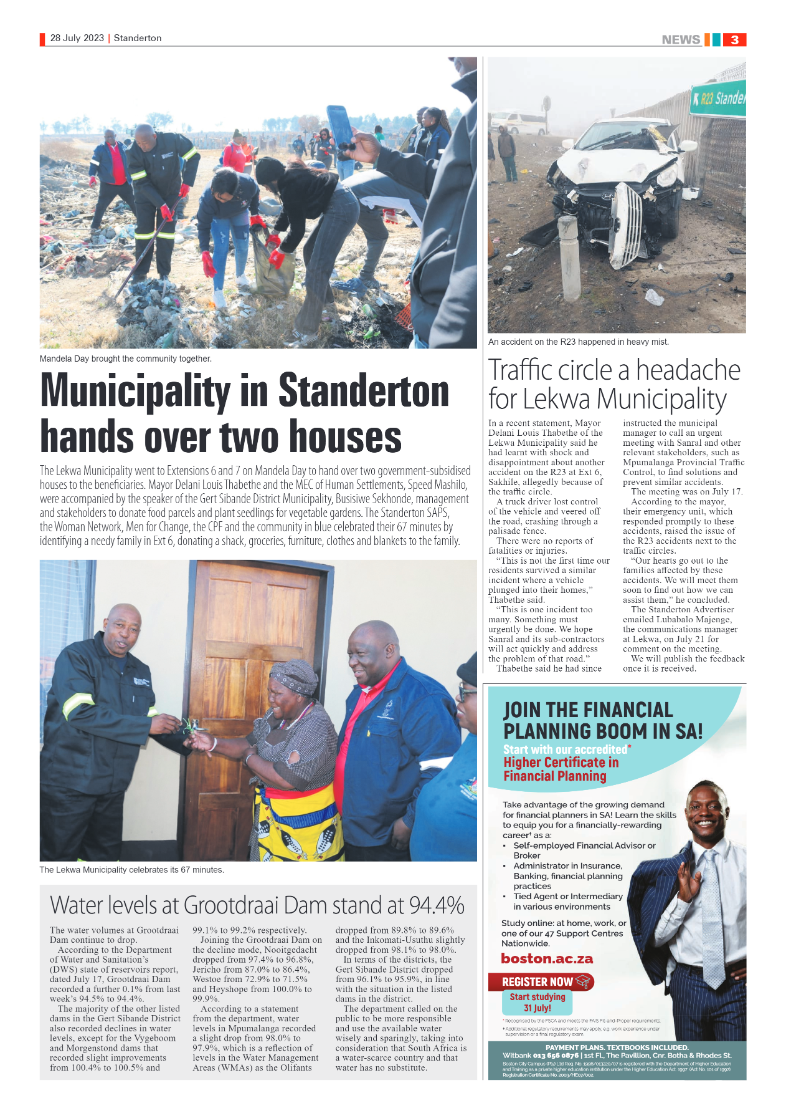 Standerton Advertiser 28 July 2023 page 3