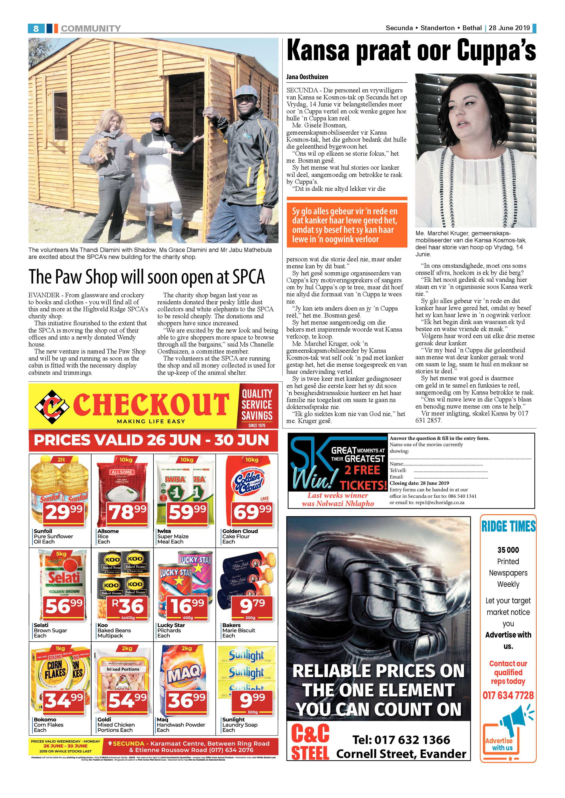 Standerton Advertiser 28 June 2019 page 12