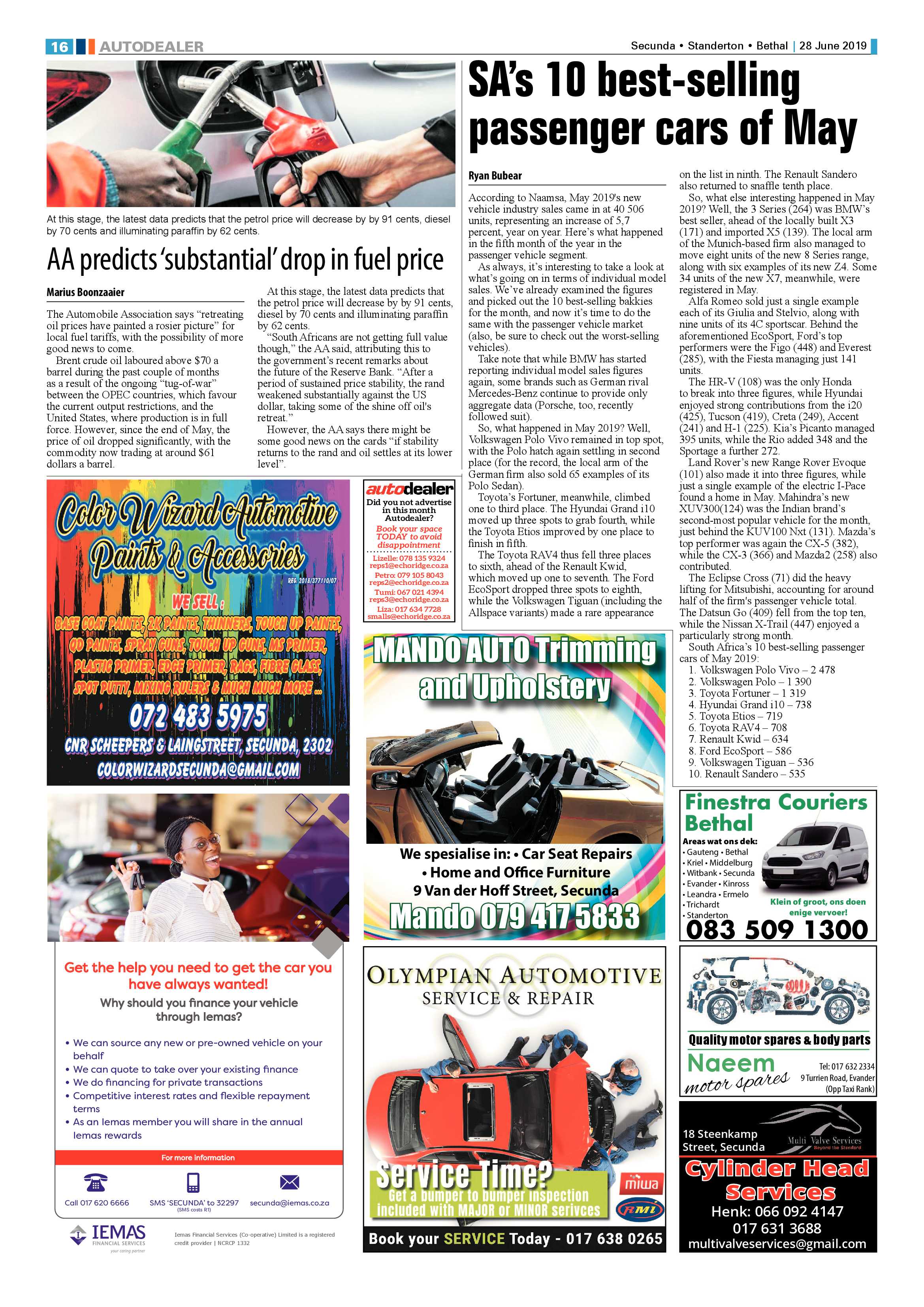 Standerton Advertiser 28 June 2019 page 20