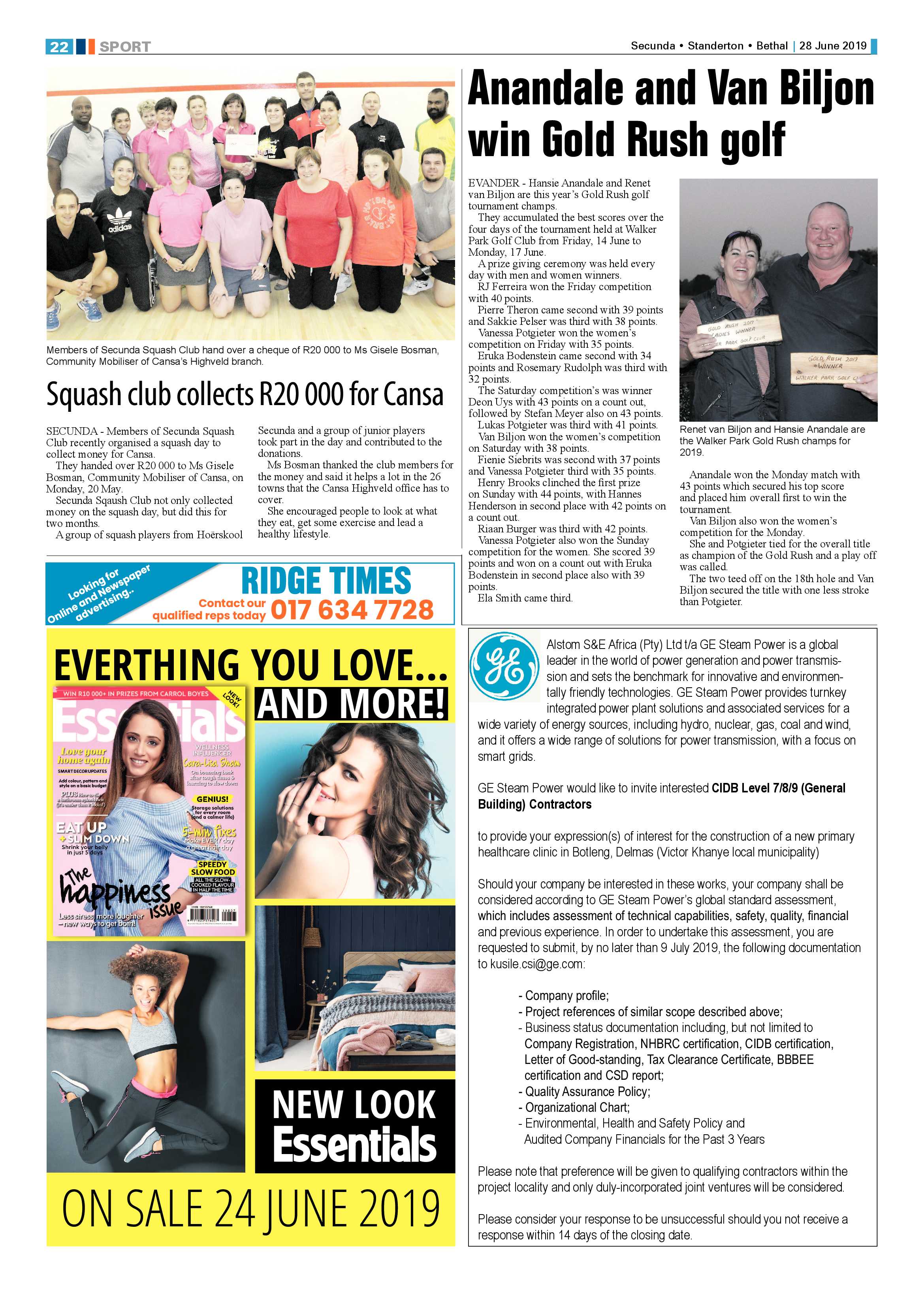 Standerton Advertiser 28 June 2019 page 26