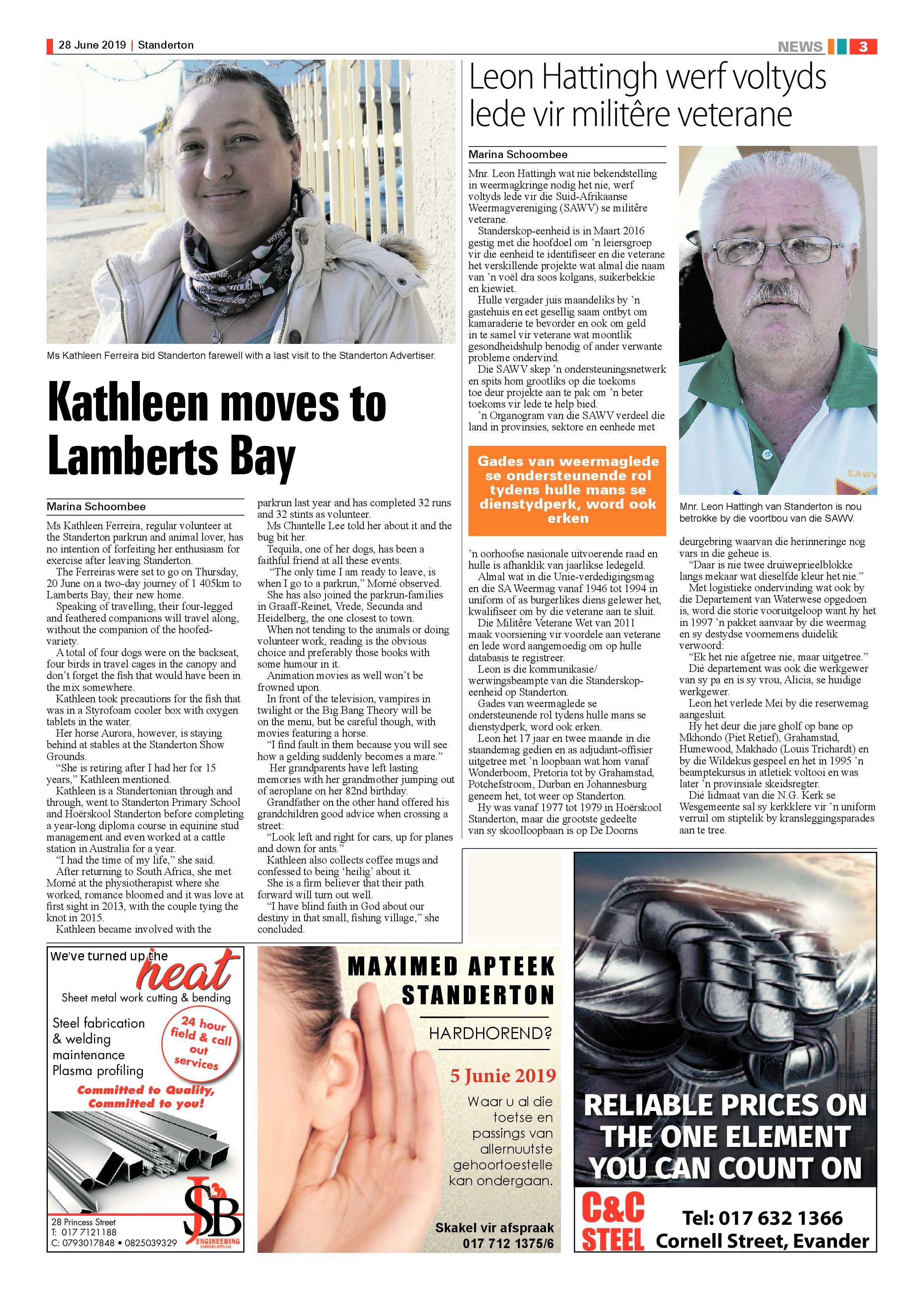 Standerton Advertiser 28 June 2019 page 3