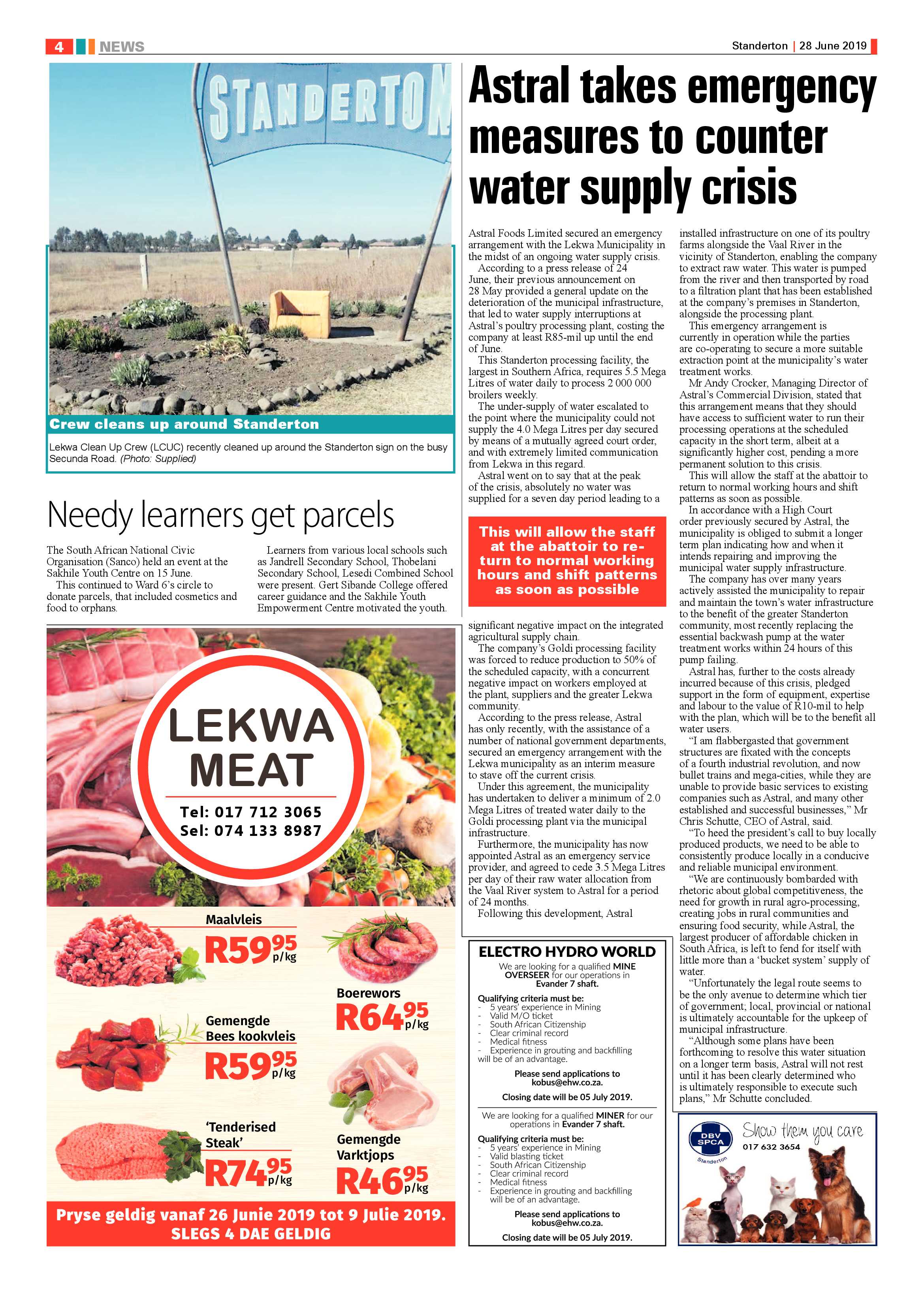 Standerton Advertiser 28 June 2019 page 4