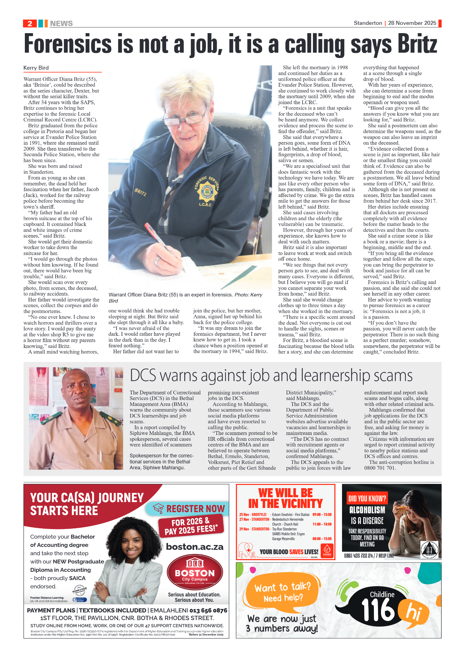 Standerton Advertiser 28 November 2025 page 4