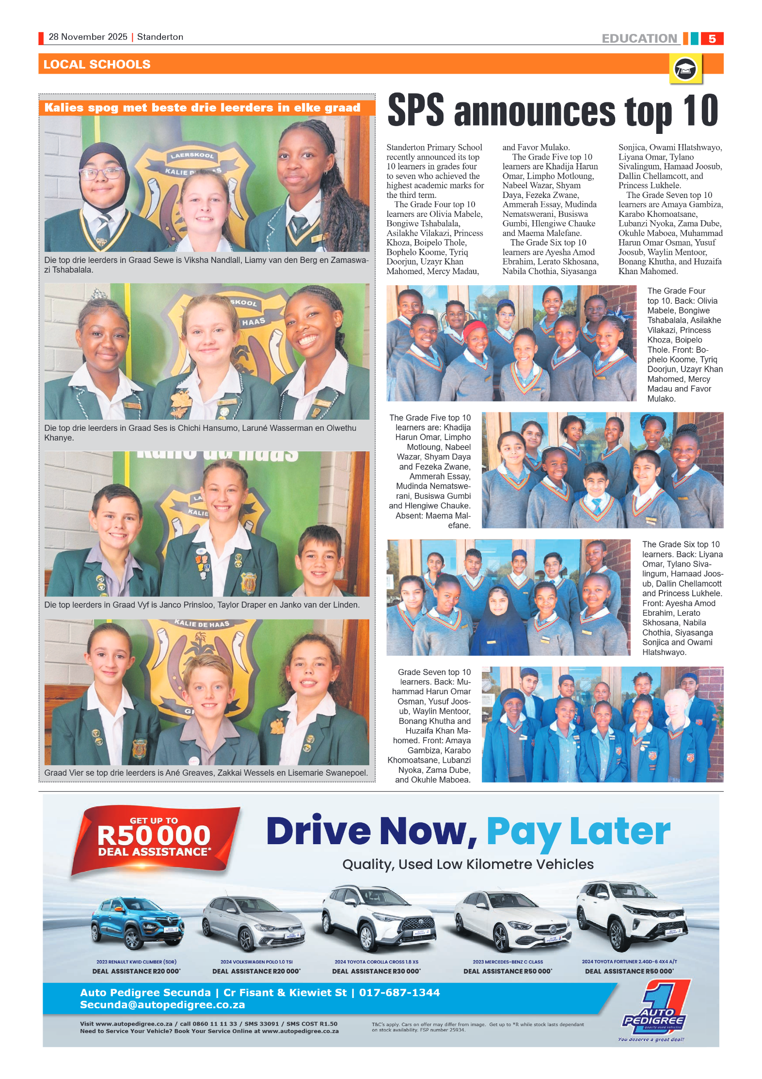 Standerton Advertiser 28 November 2025 page 7