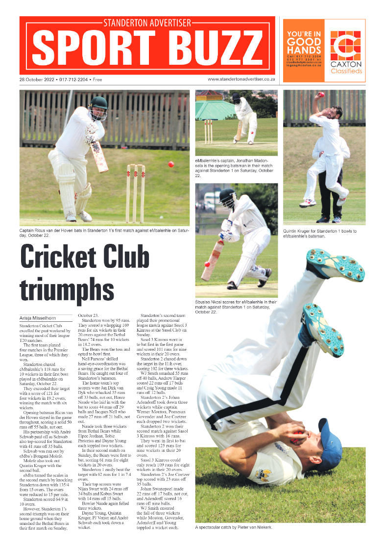 Standerton Advertiser 28 October 2022 page 8