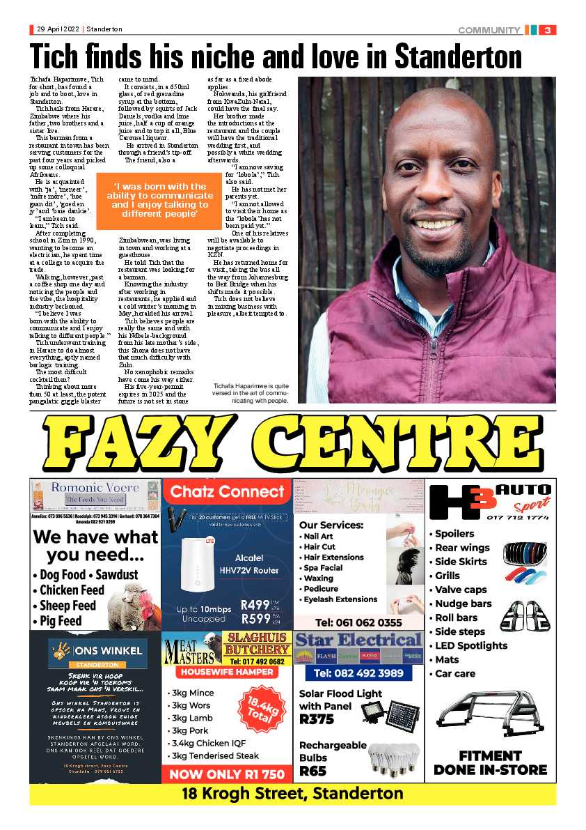 Standerton Advertiser 29 April 2022 page 3