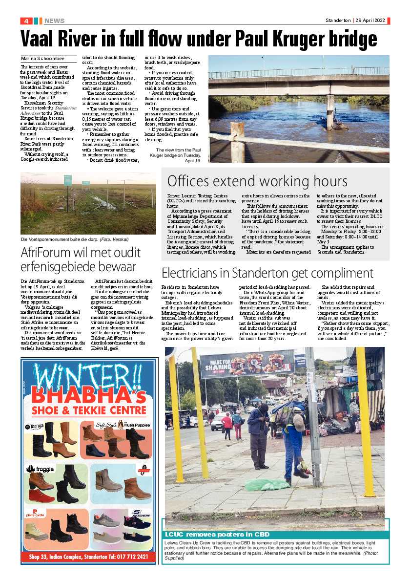 Standerton Advertiser 29 April 2022 page 4