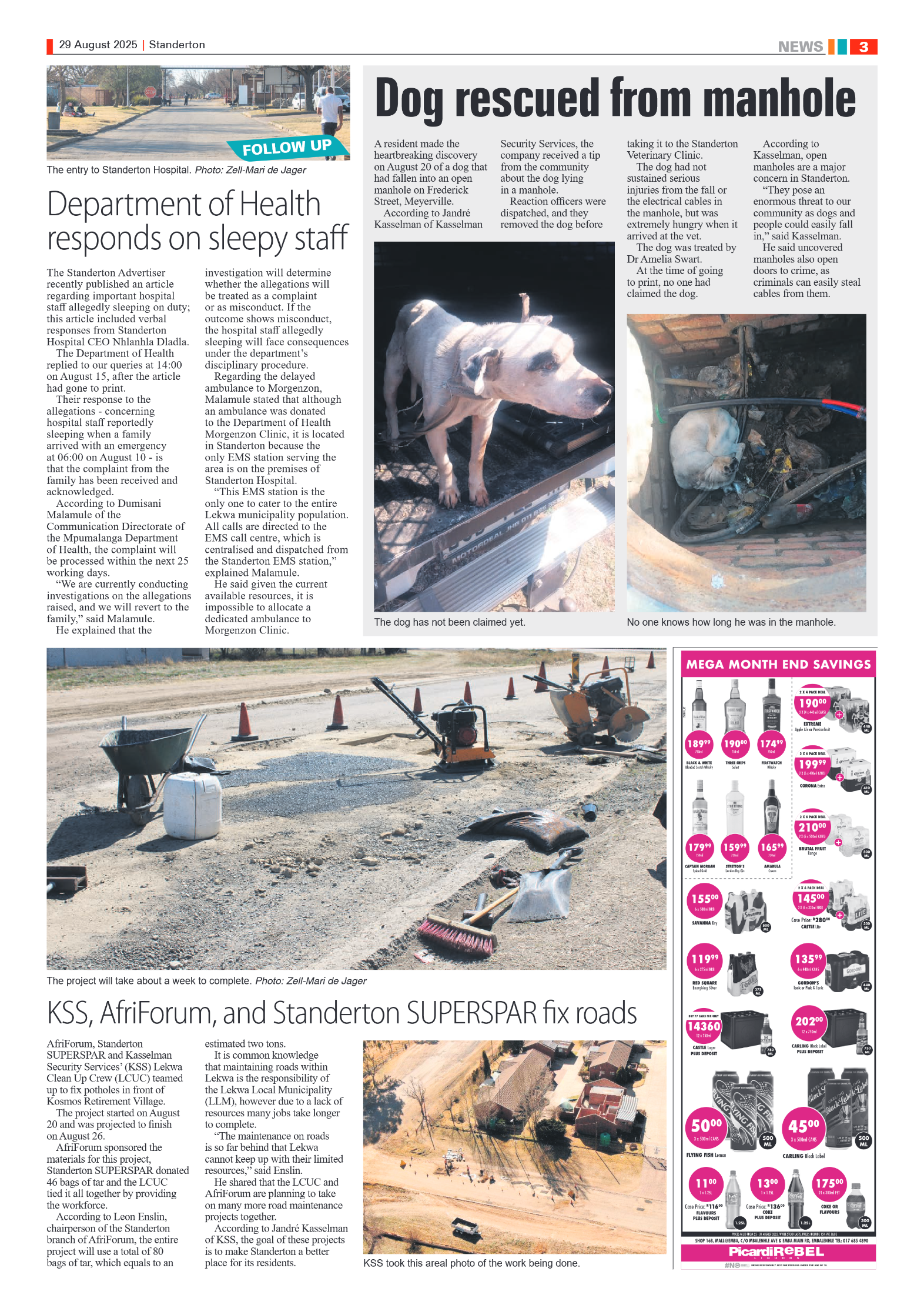 Standerton Advertiser 29 August 2025 page 3
