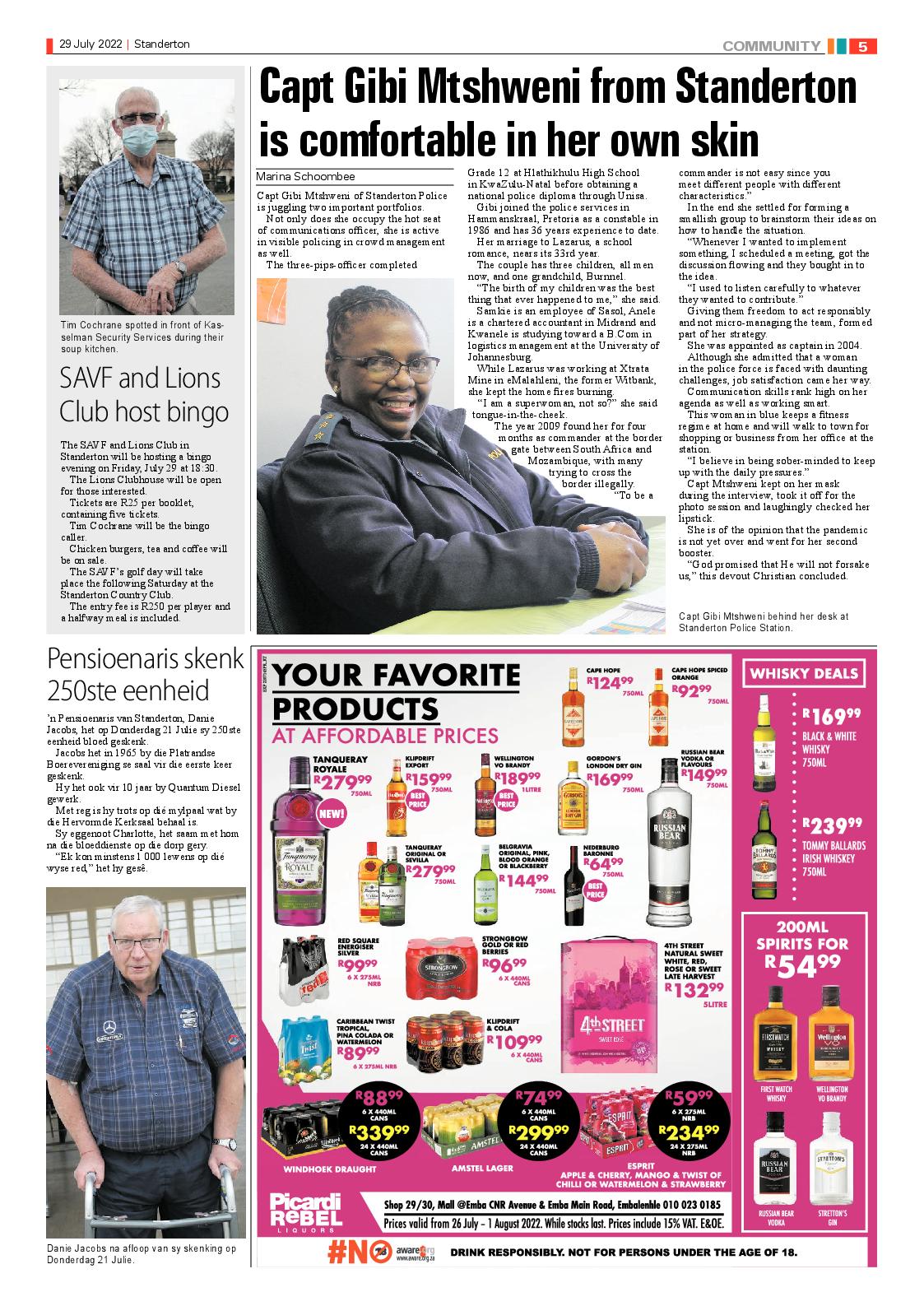 Standerton Advertiser 29 July 2022 page 5
