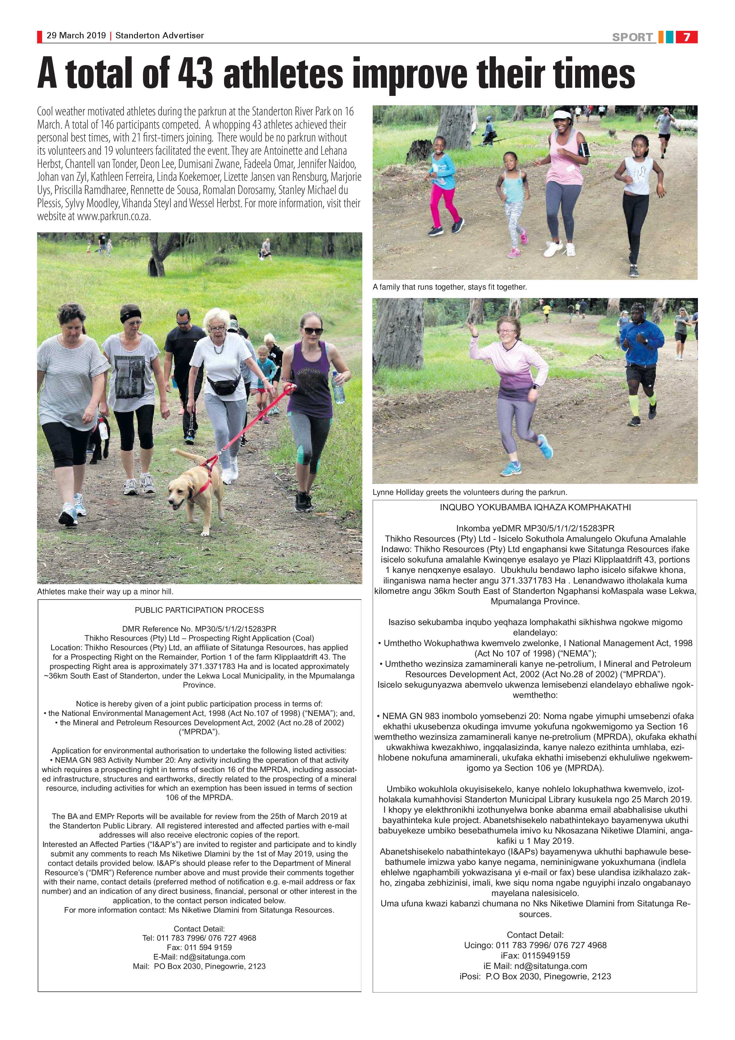 Standerton Advertiser 29 March 2019 page 7