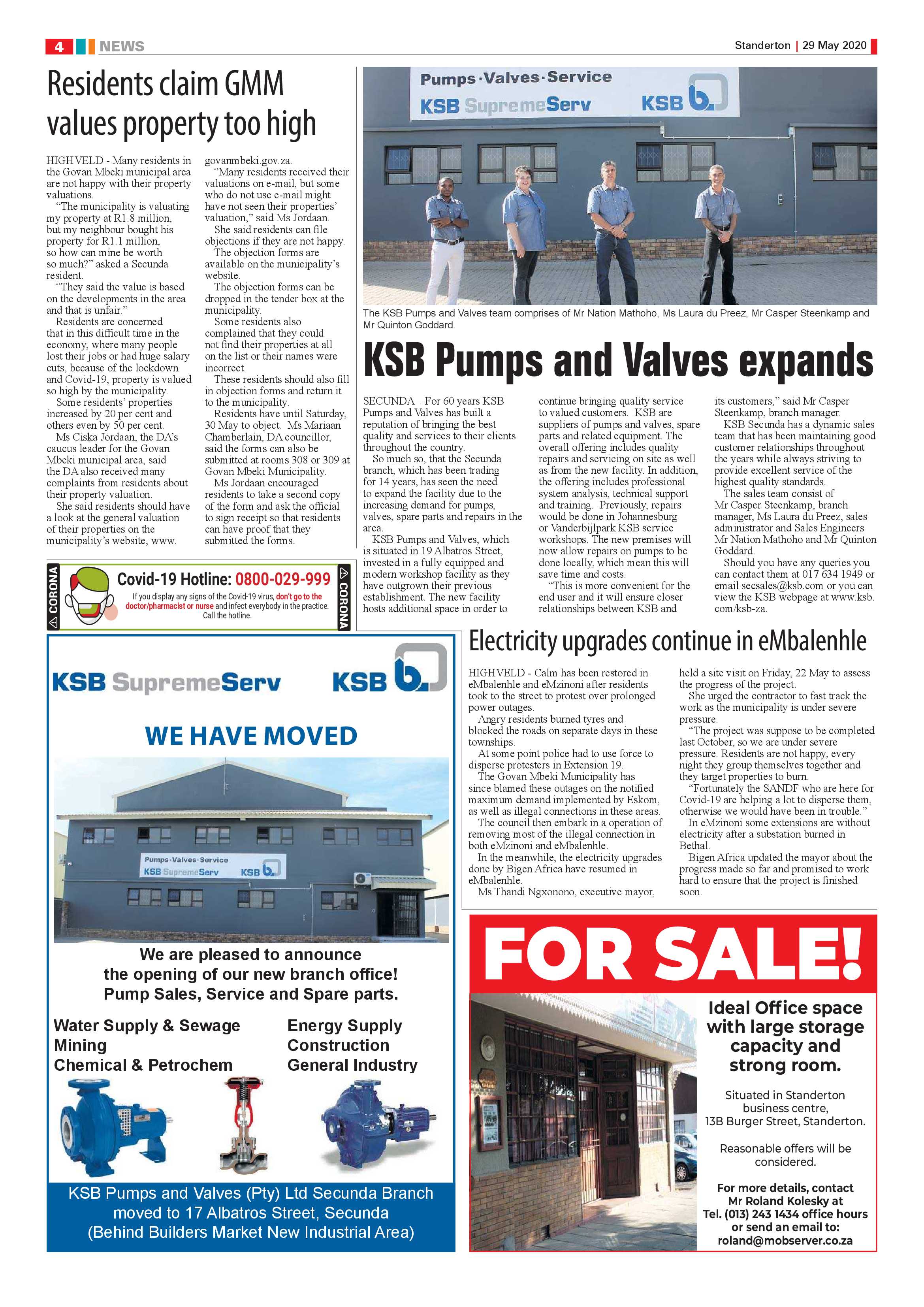 Standerton Advertiser 29 May 2020 page 4