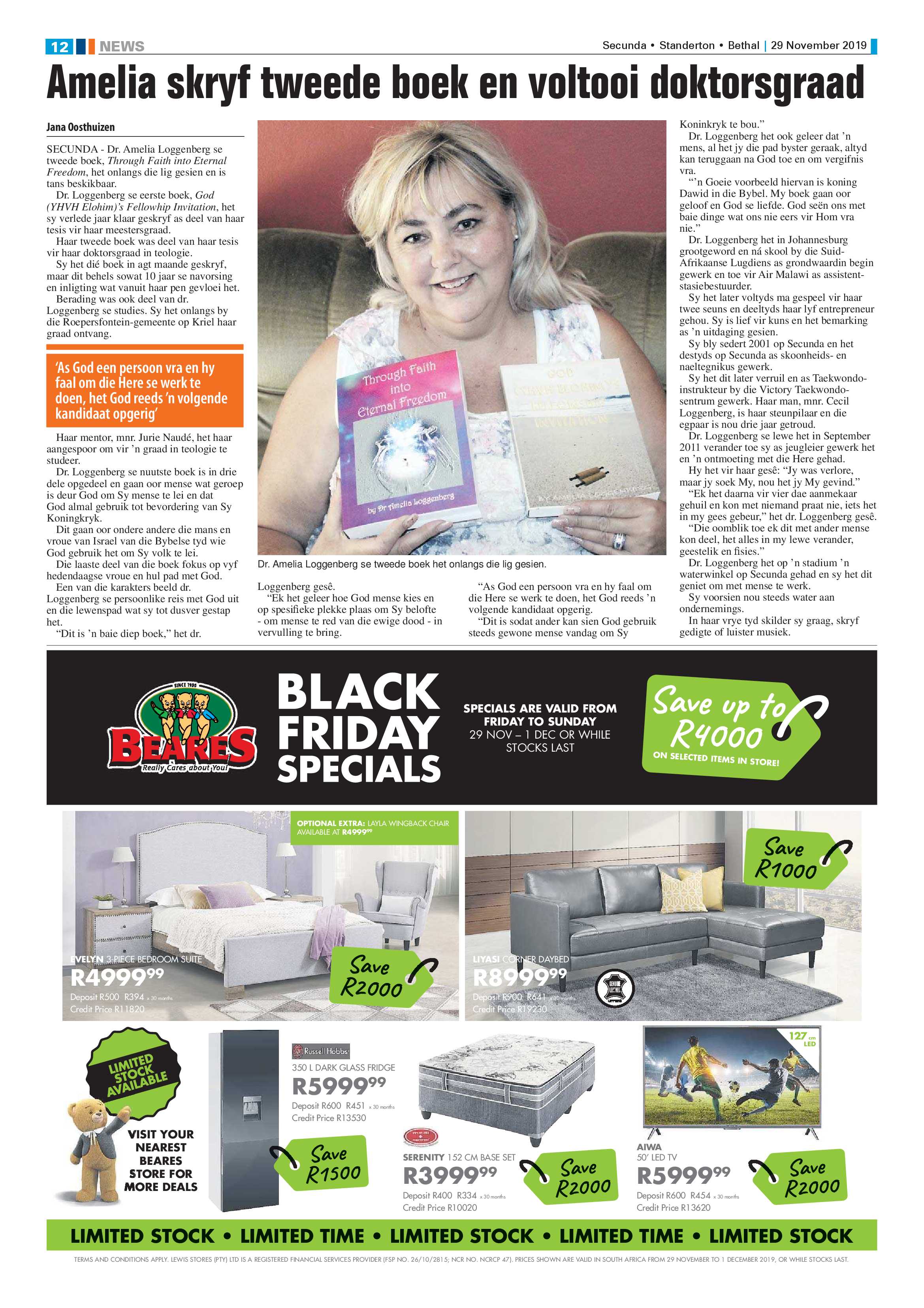 Standerton Advertiser 29 November 2019 page 12