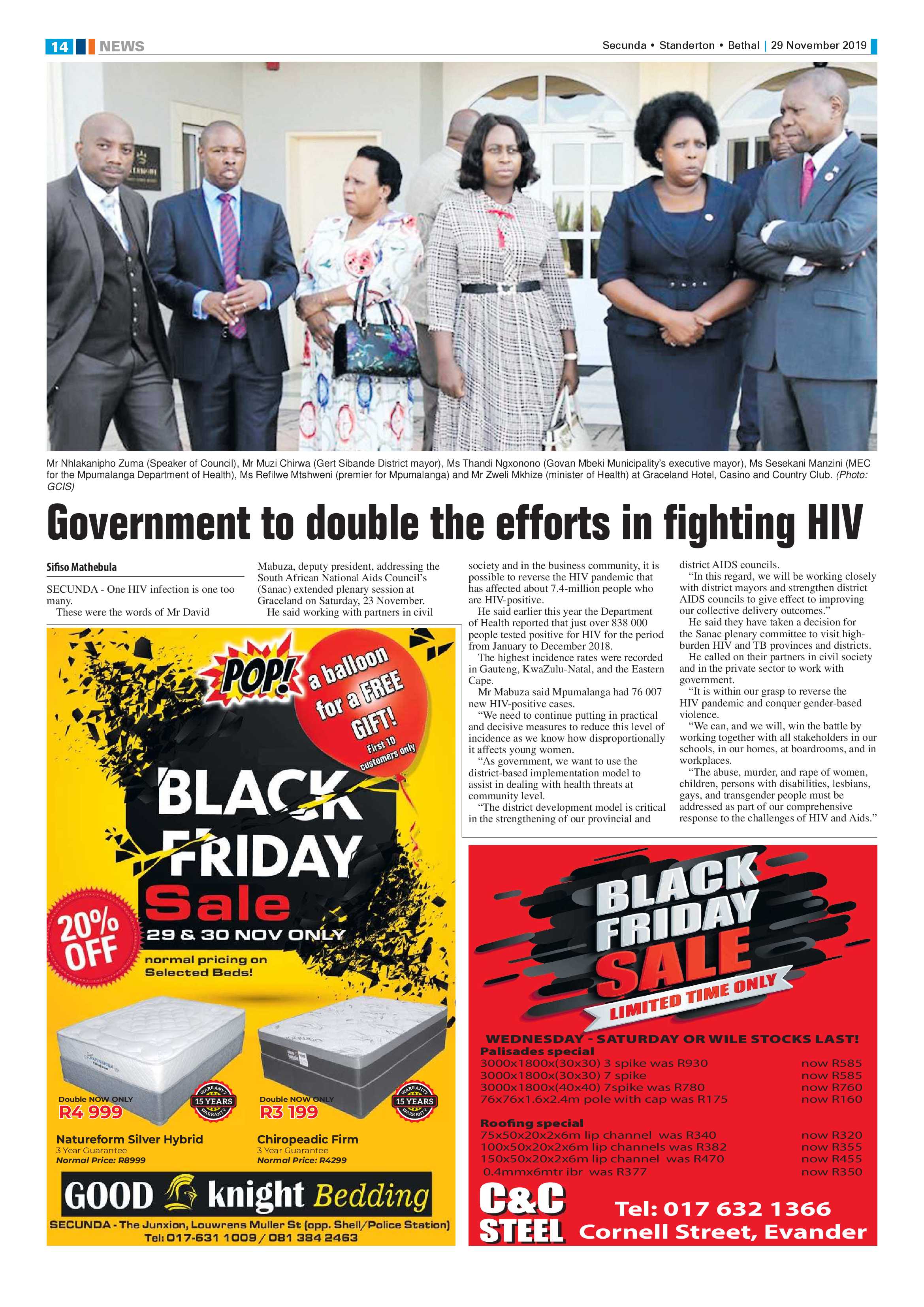 Standerton Advertiser 29 November 2019 page 14