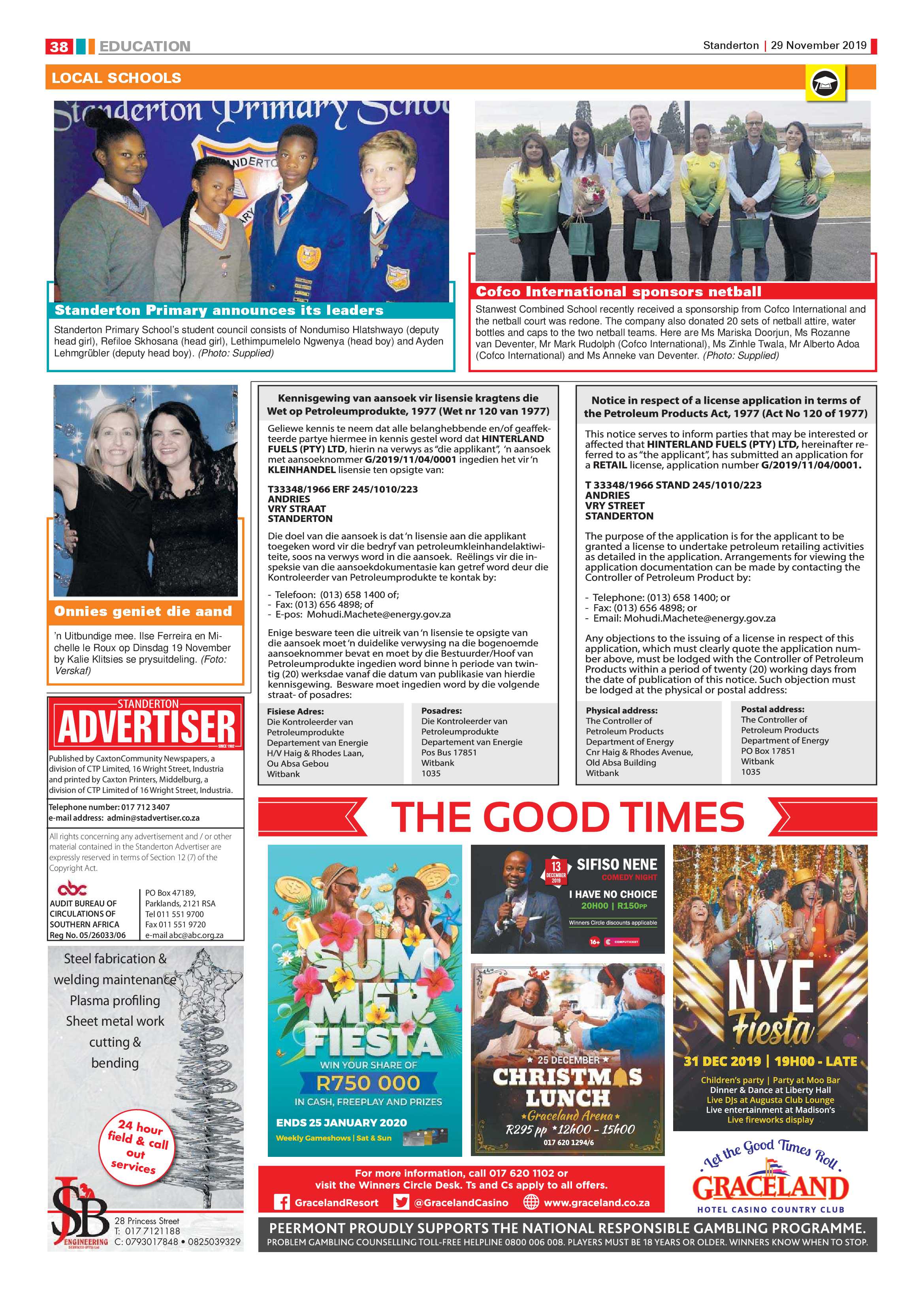 Standerton Advertiser 29 November 2019 page 45