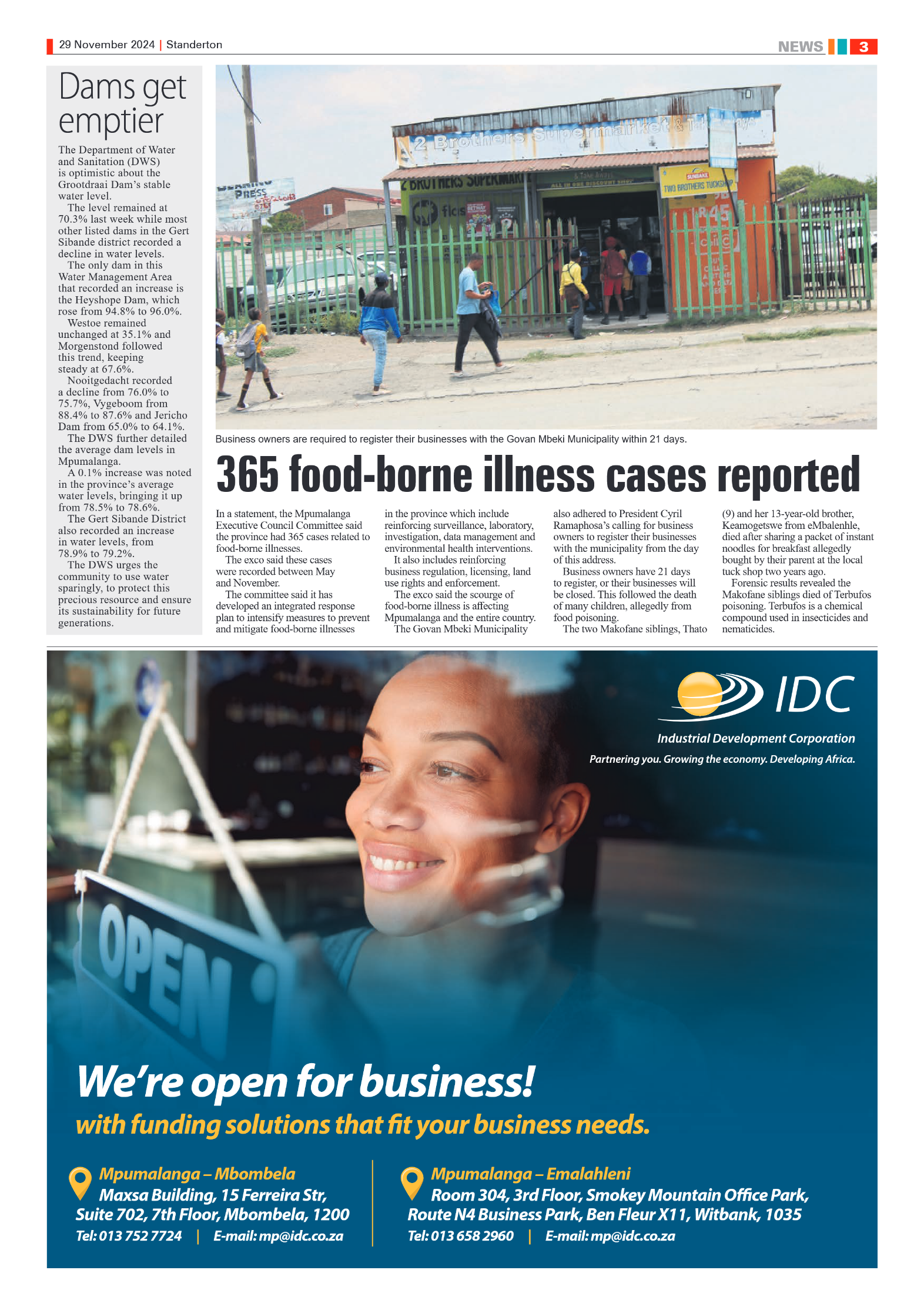 Standerton Advertiser 29 November 2024 page 3