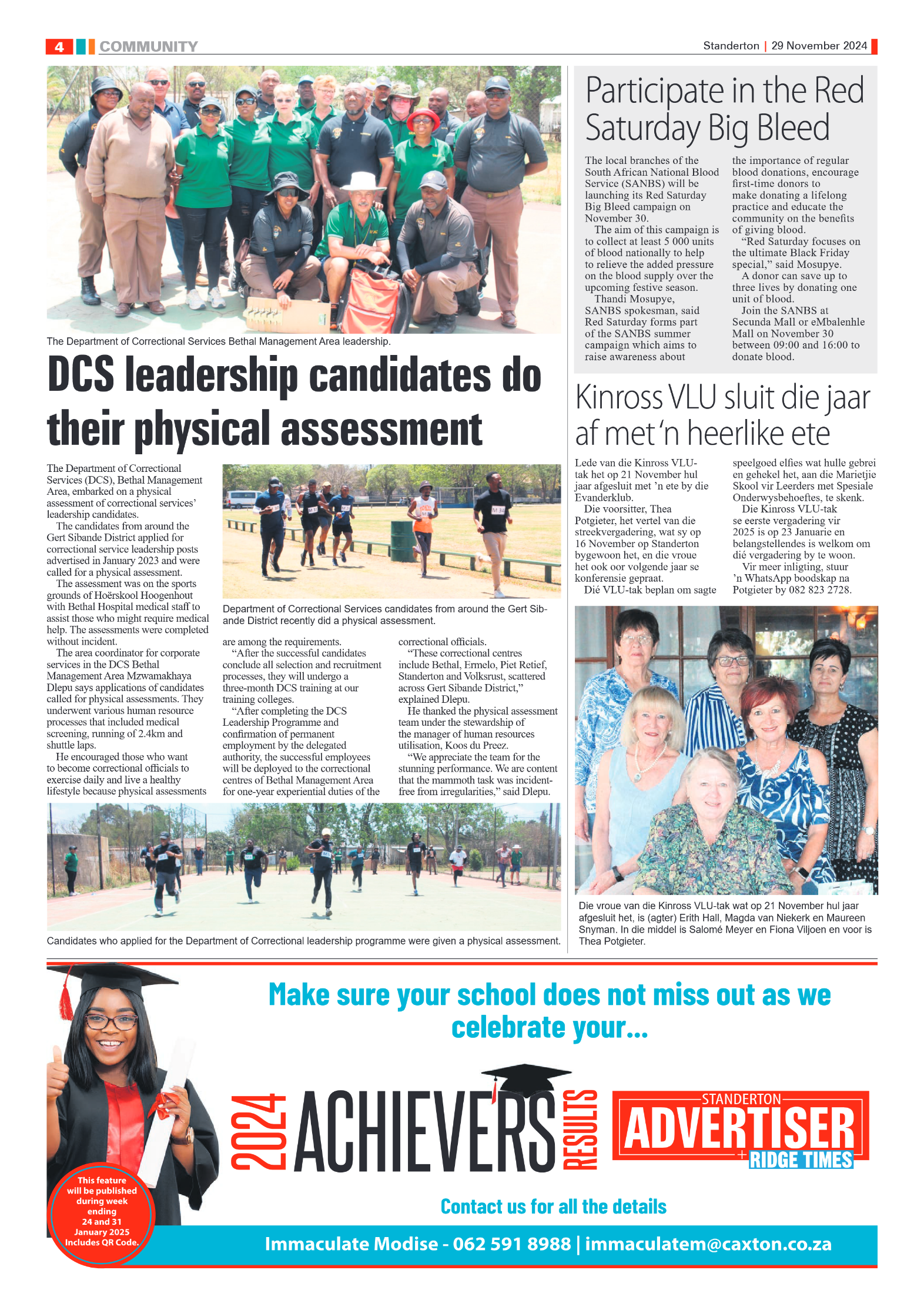 Standerton Advertiser 29 November 2024 page 4