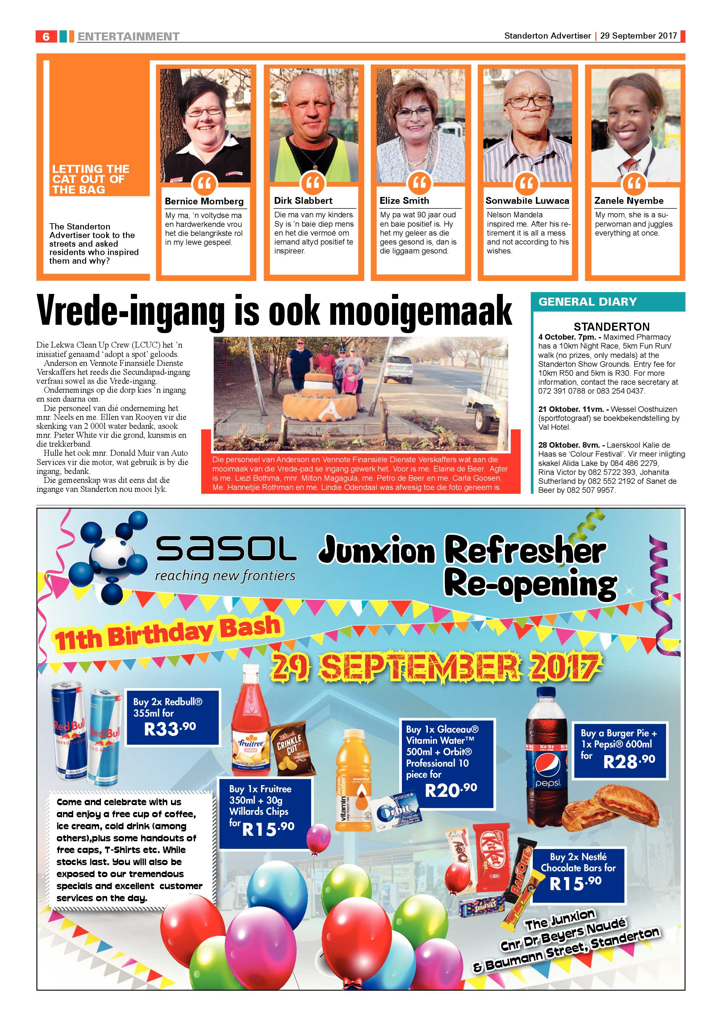 Standerton Advertiser 29 September 2014 page 6