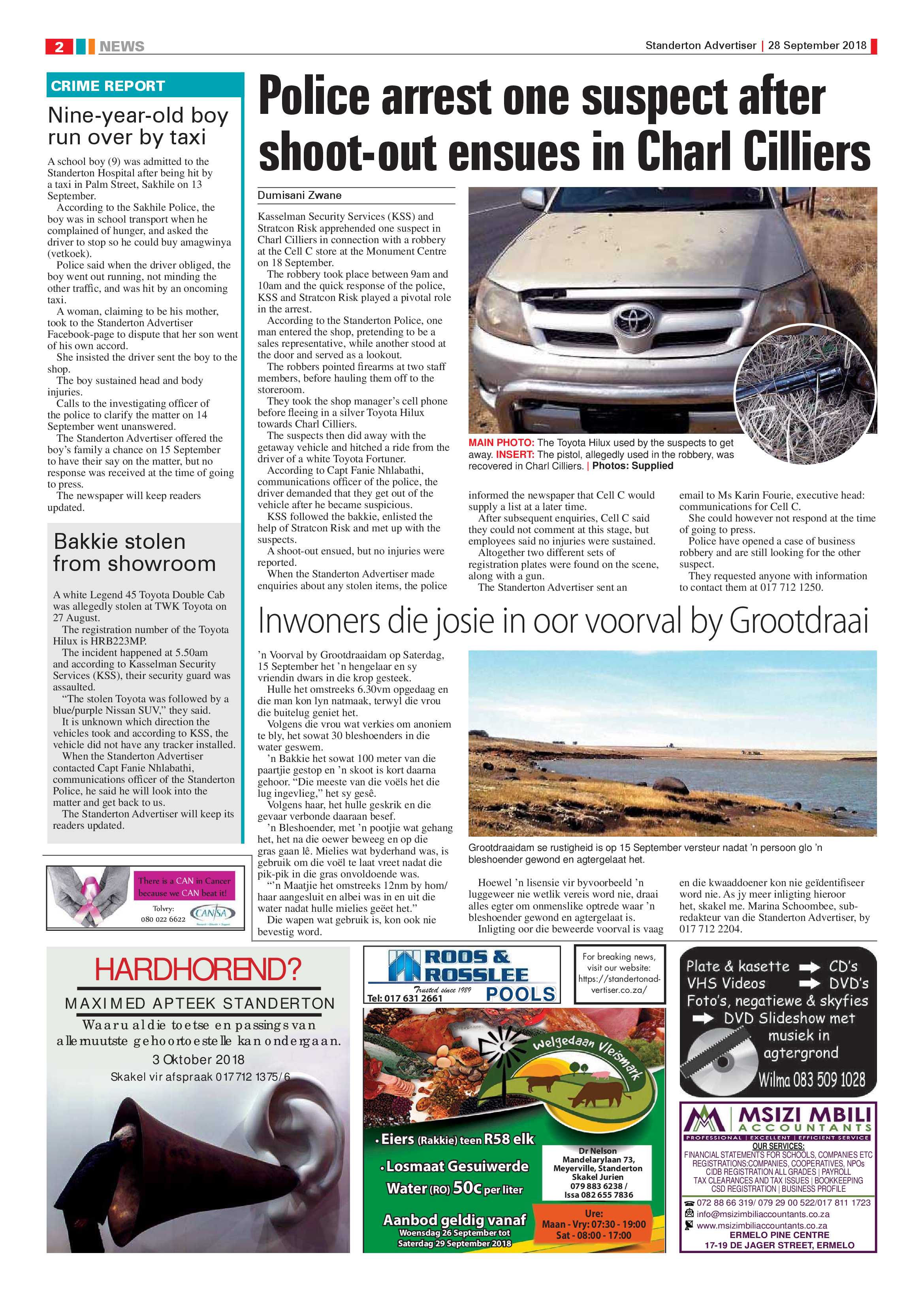 Standerton Advertiser 29 September 2018 page 2