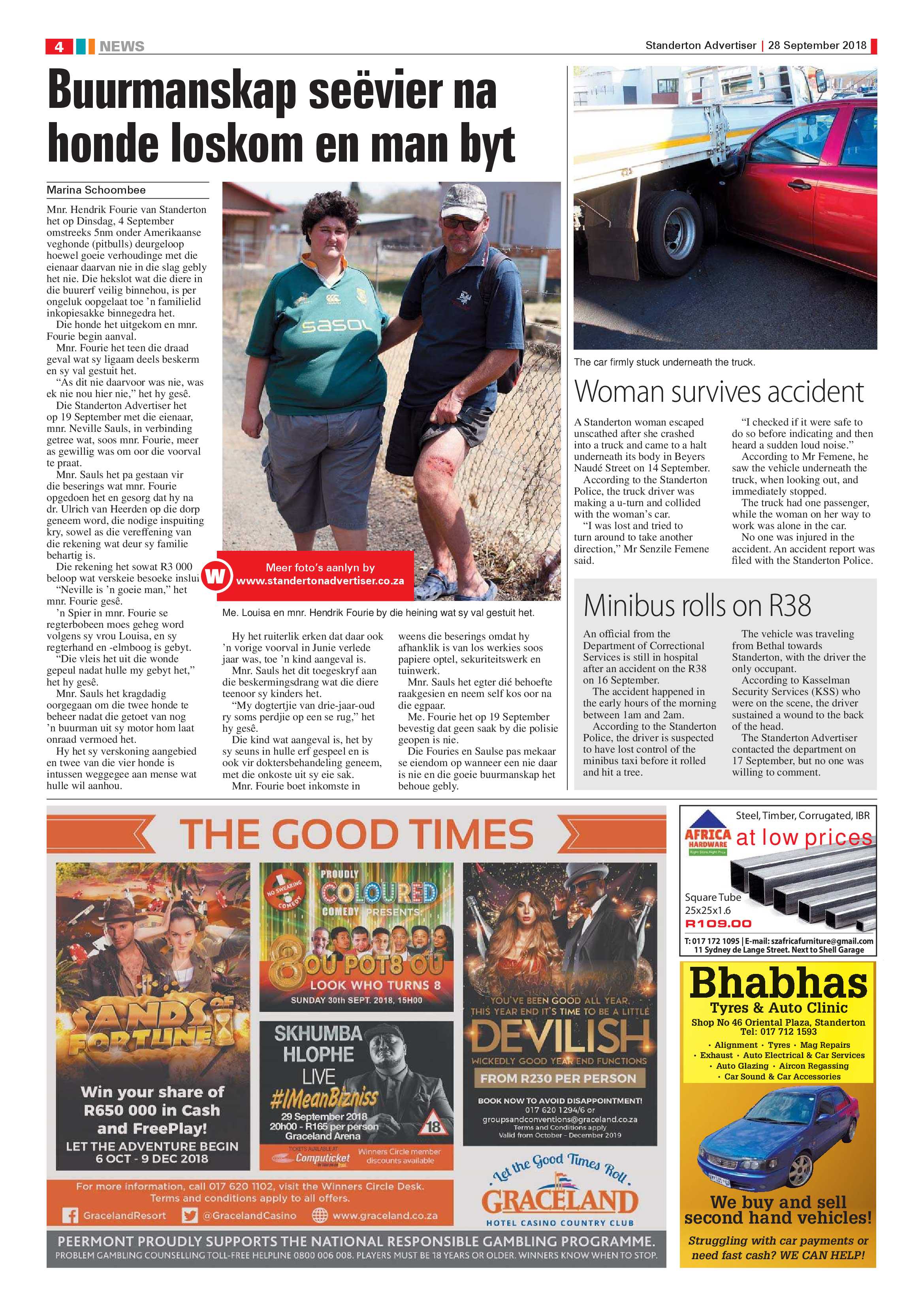 Standerton Advertiser 29 September 2018 page 4