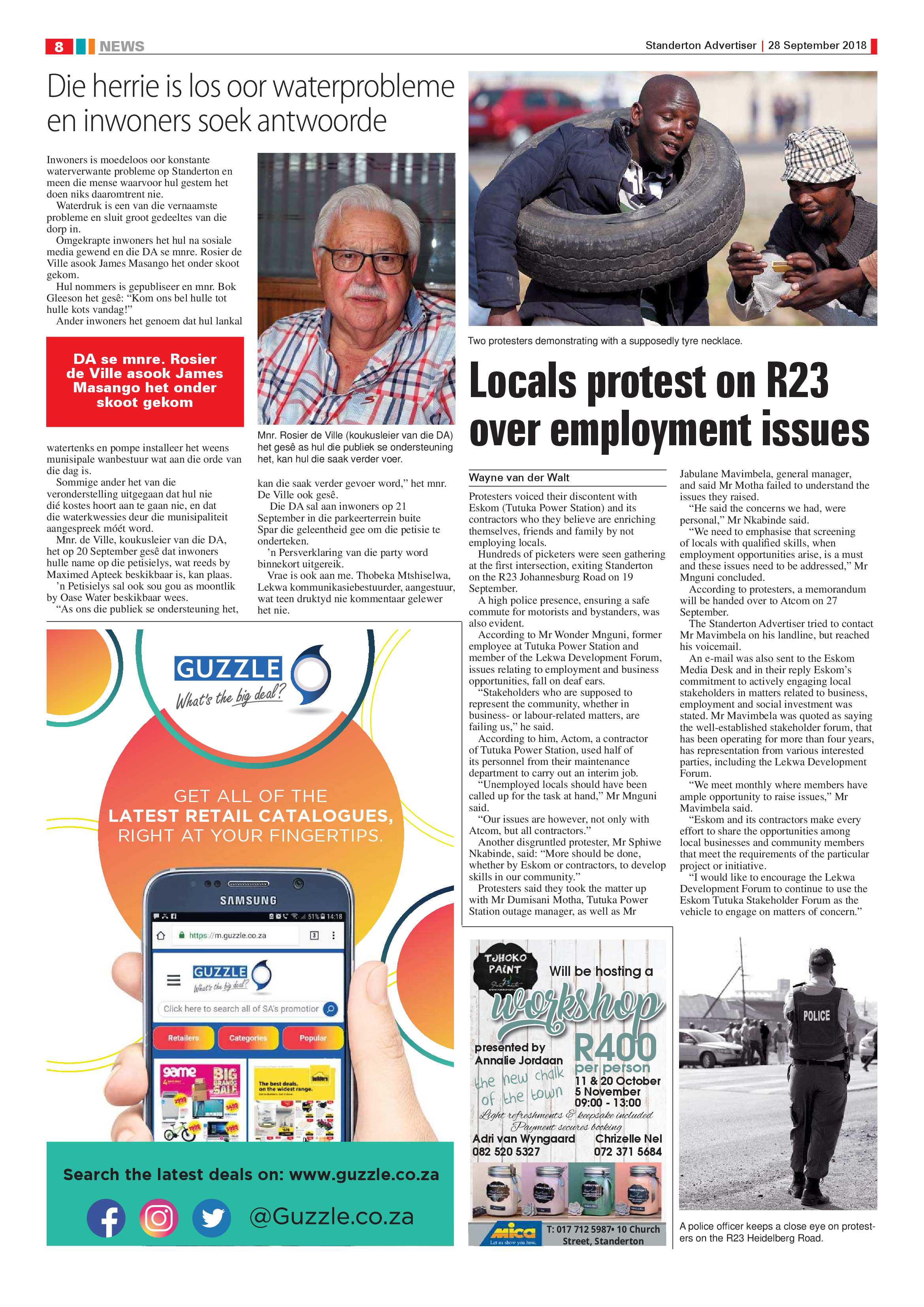 Standerton Advertiser 29 September 2018 page 8