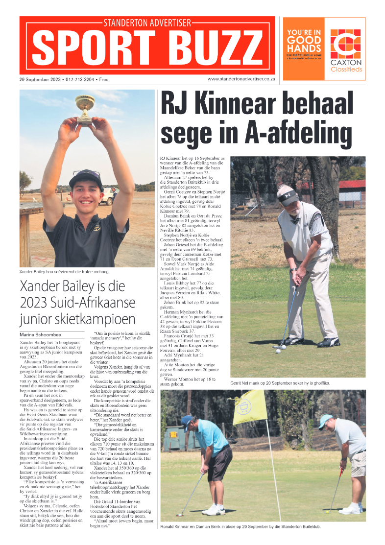 Standerton Advertiser 29 September 2023 page 8