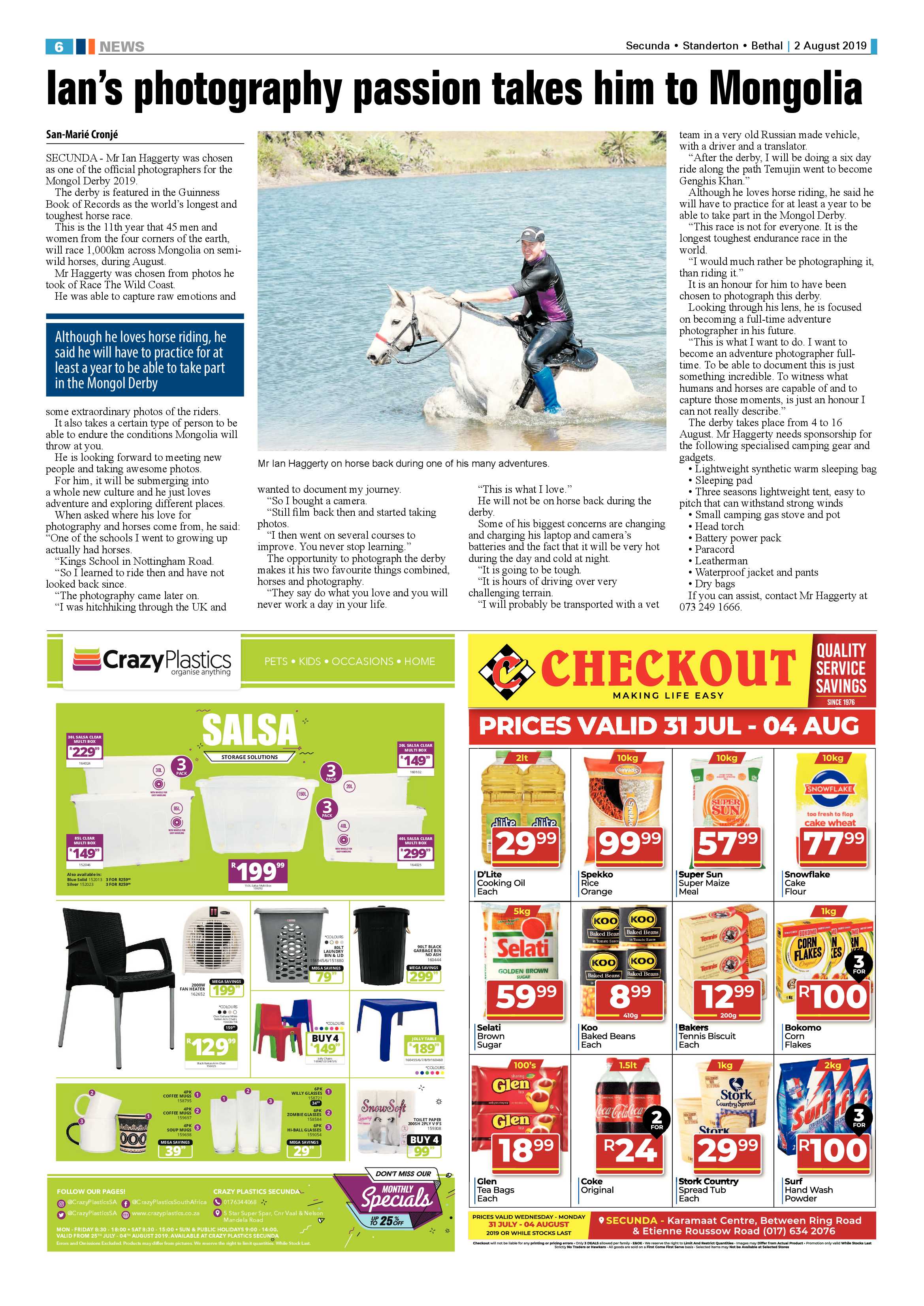 Standerton Advertiser 2 August 2019 page 10