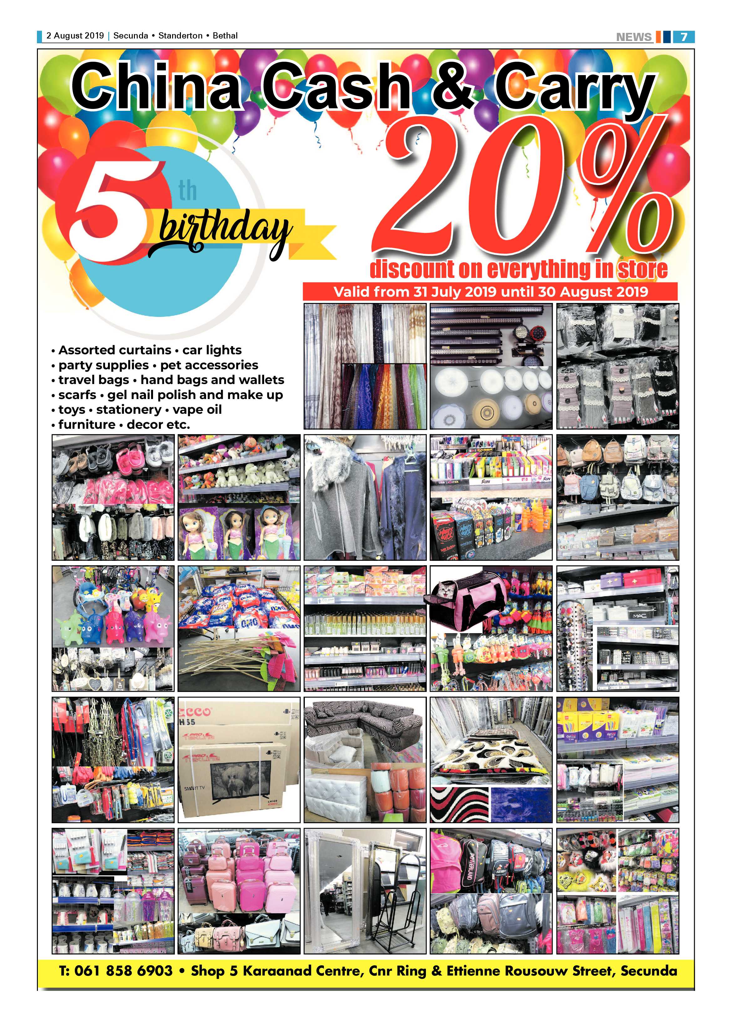 Standerton Advertiser 2 August 2019 page 11