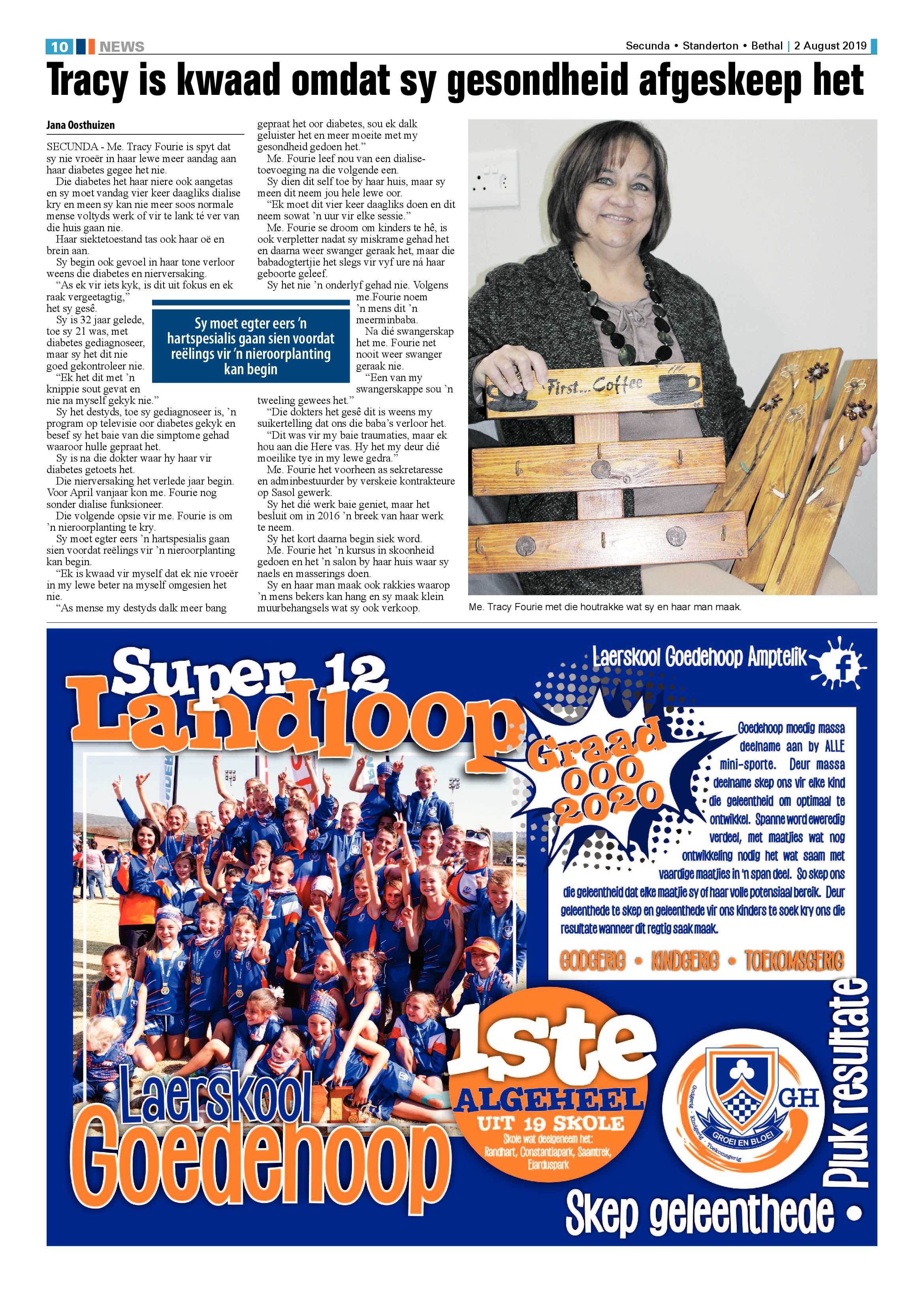 Standerton Advertiser 2 August 2019 page 14